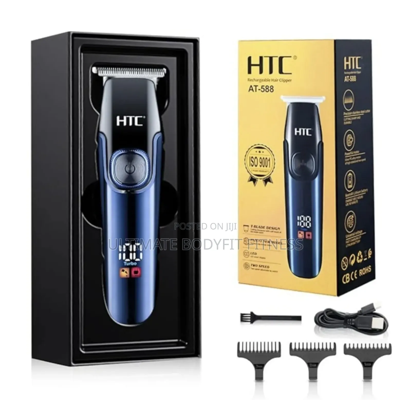 Brand New HTC At588 Cordless Trimmer Hair Clipper Unisex