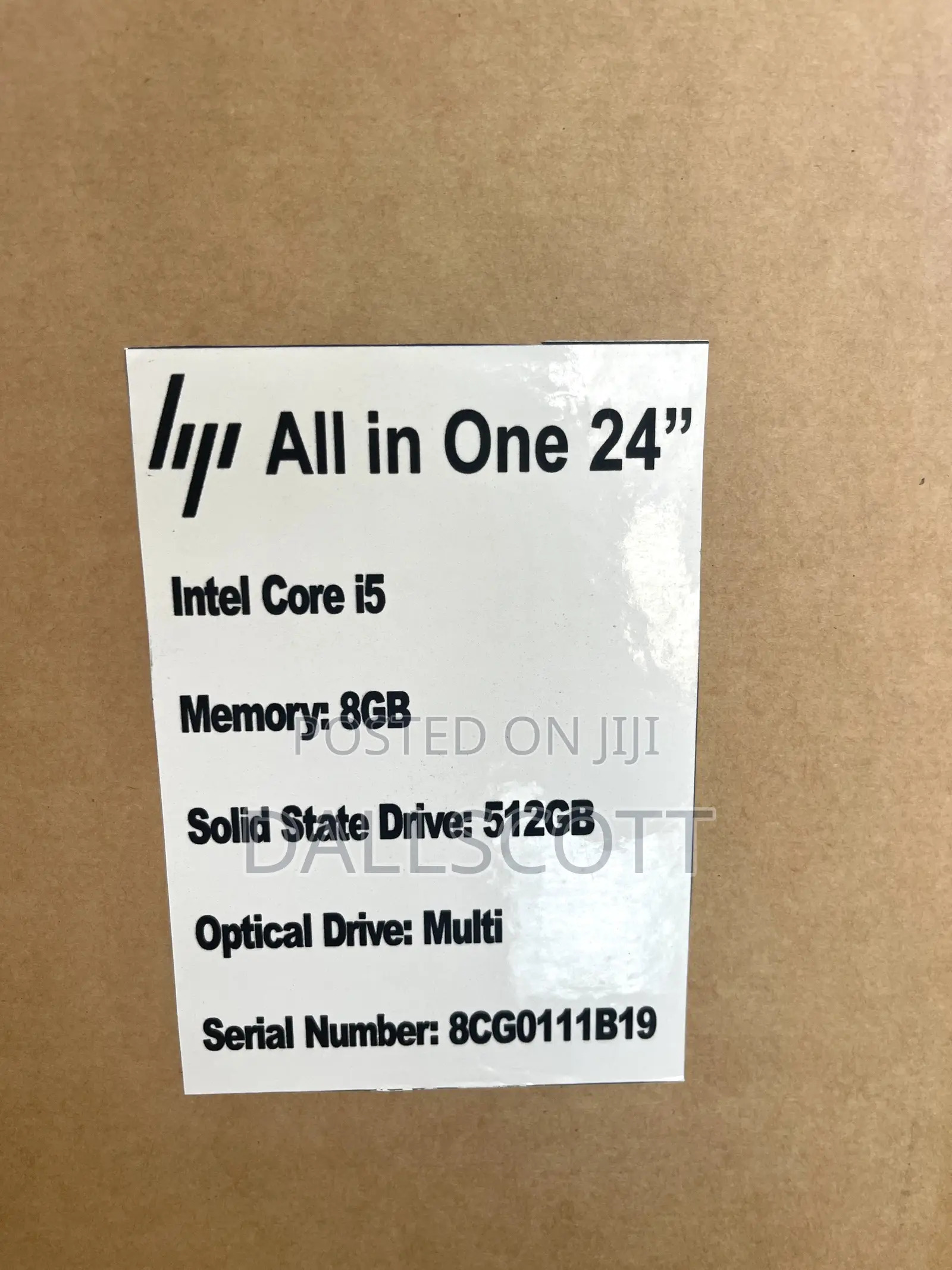 New Desktop Computer HP 8GB Intel Core I5 SSD 512GB