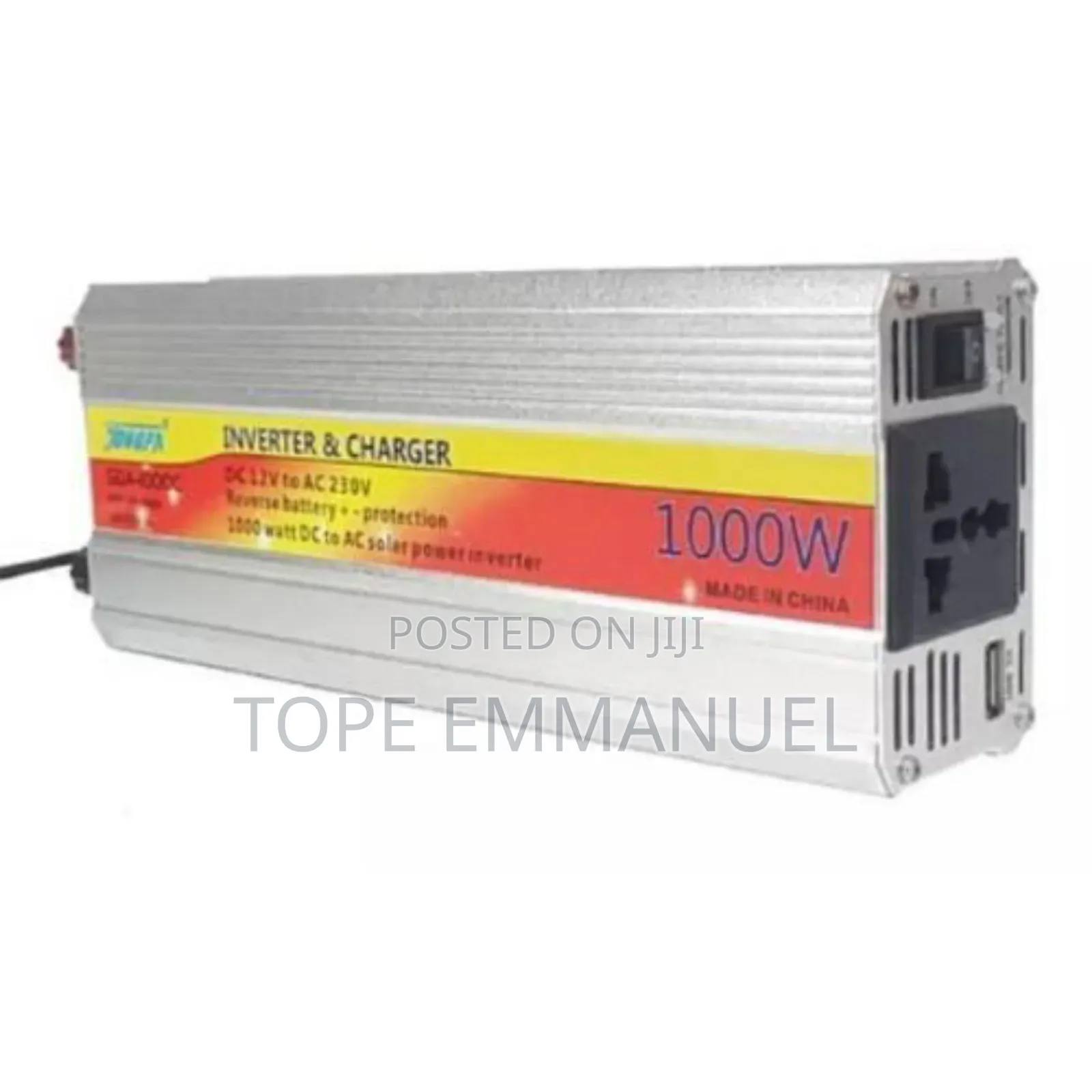Inverter With 10a Inbuilt Charger - 1000w