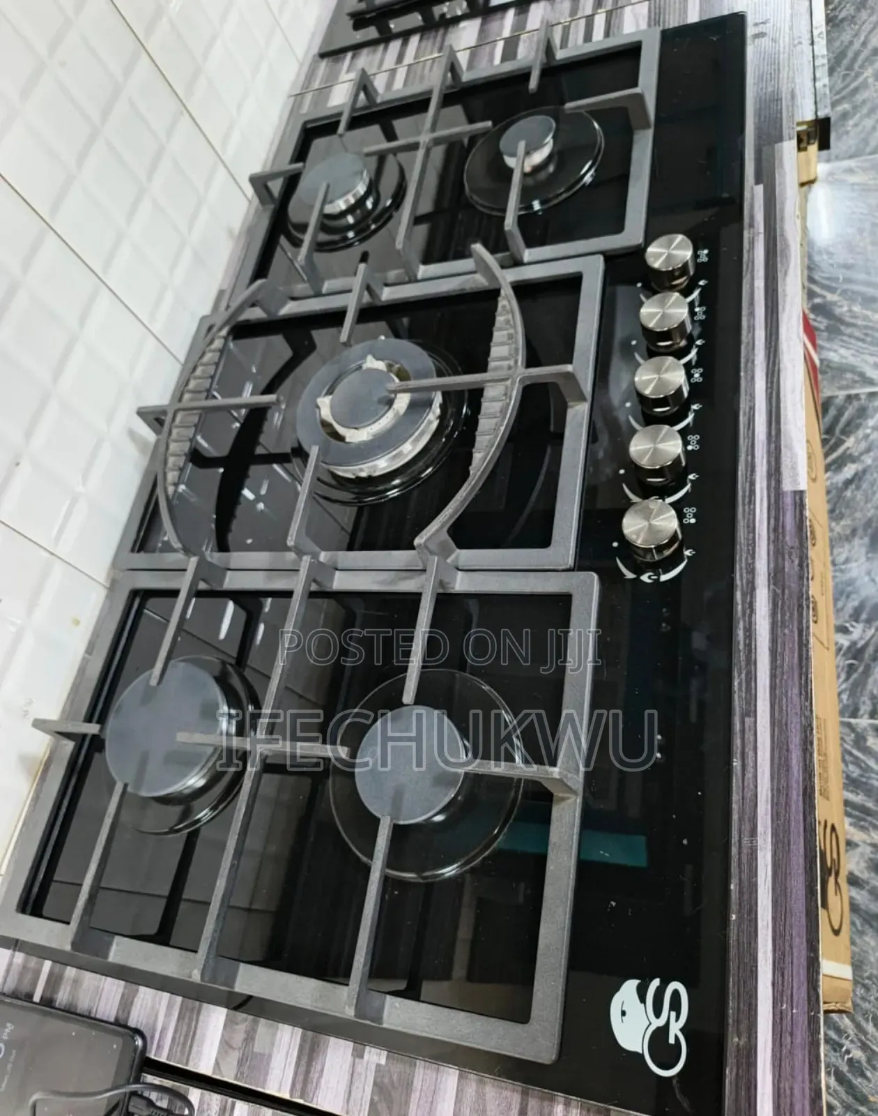 Original Gs Made in Turkey Cast Iron Built-in 5 Burners Gas Cooker