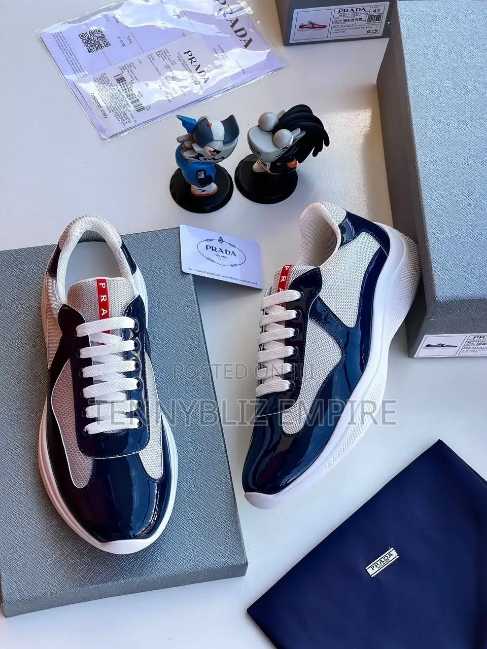 Davido-Inspired Latest Prada America Cup Sneakers