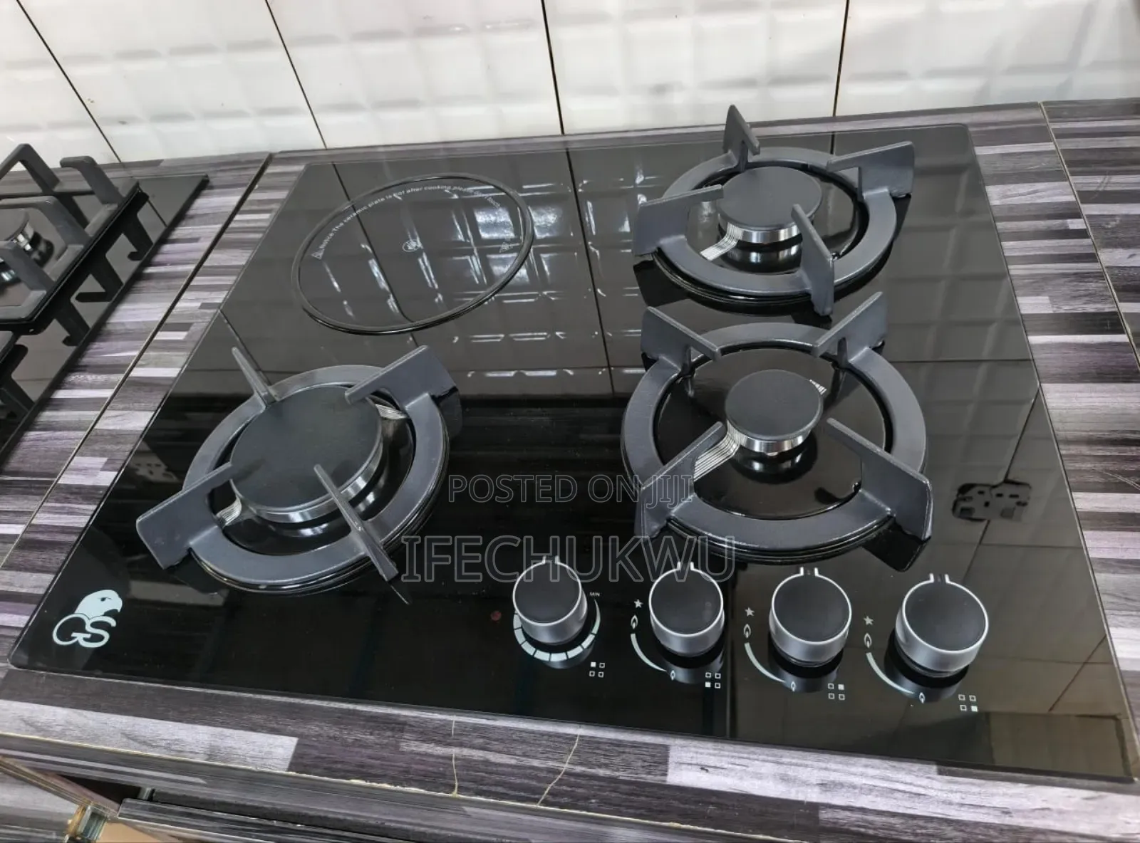 Original Gs Made in Turkey 60x60cm Inbuilt Gas Electric Cooker Hob