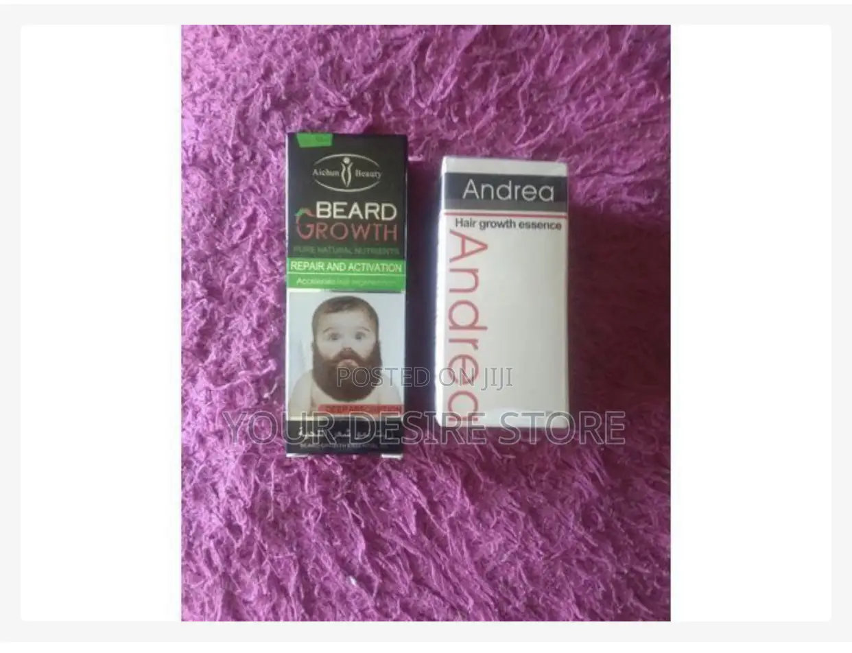 Beard Oil Andrea + 1 Beard Growth for Correction of Bald Hair