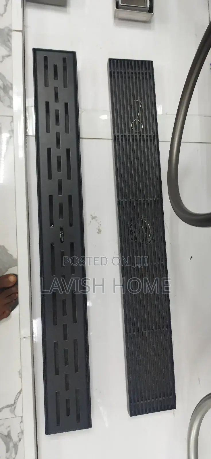 60cm Floor Drain Black