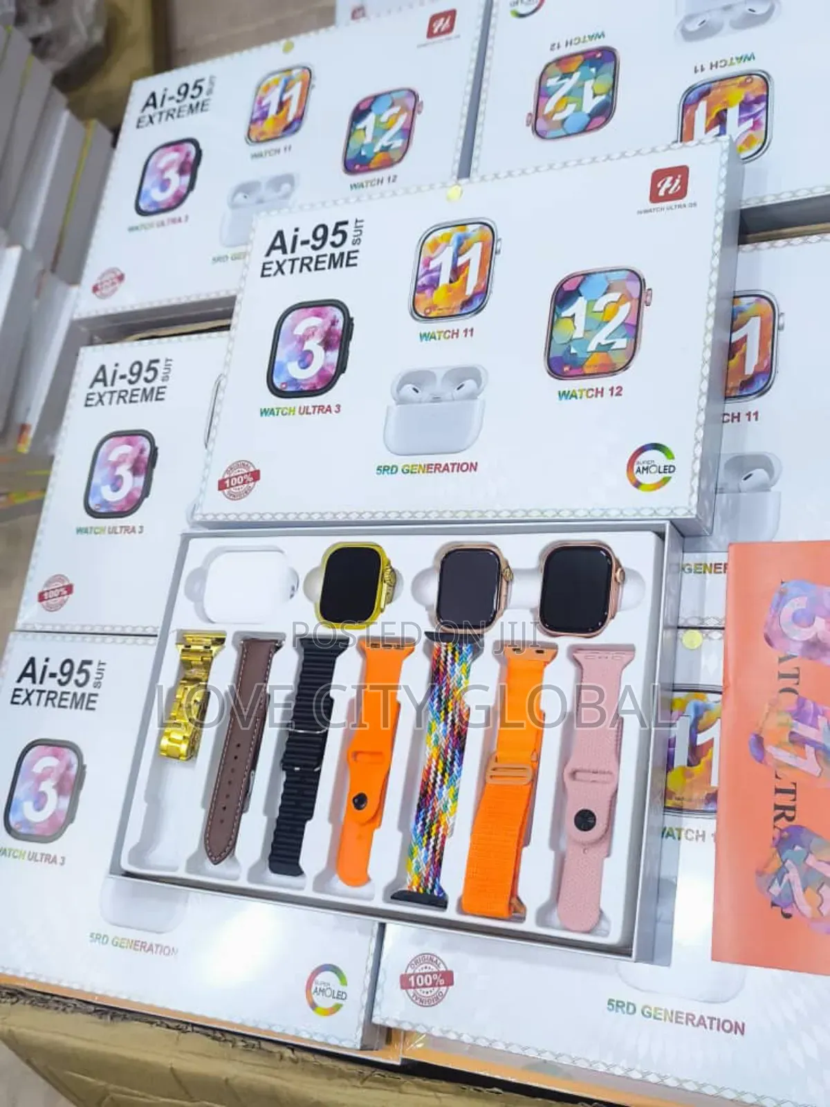Ai-95 Extreme Suit Smart Watch 11in1 Smartwatch, 3 Different Models