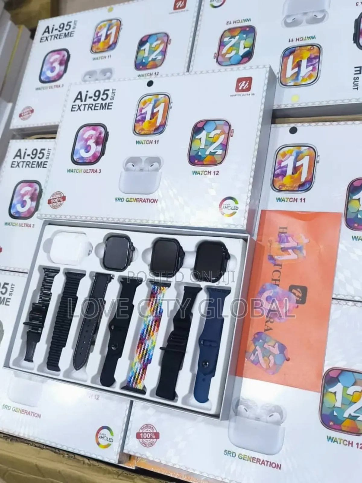 Ai-95 Extreme Suit Smart Watch 11in1 Smartwatch, 3 Different Models
