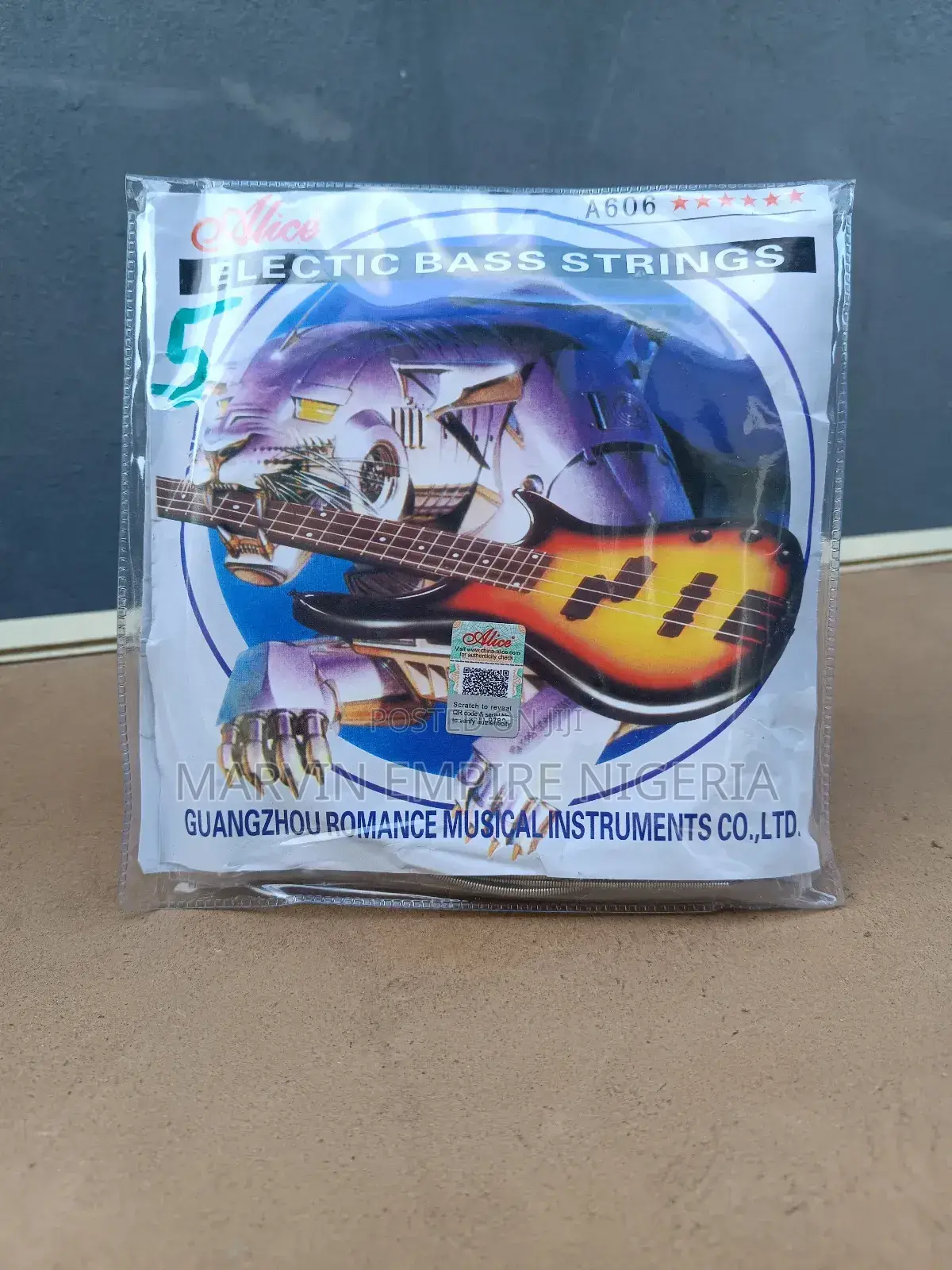 For 2 PCS Alice Electric Bass Guitar 5 Strings - Alice