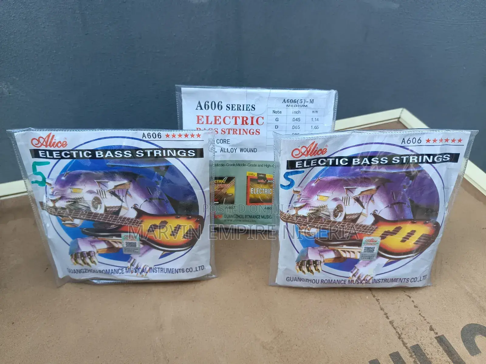 3pcs Alice Electric Bass Guitar 5 Strings - Alice