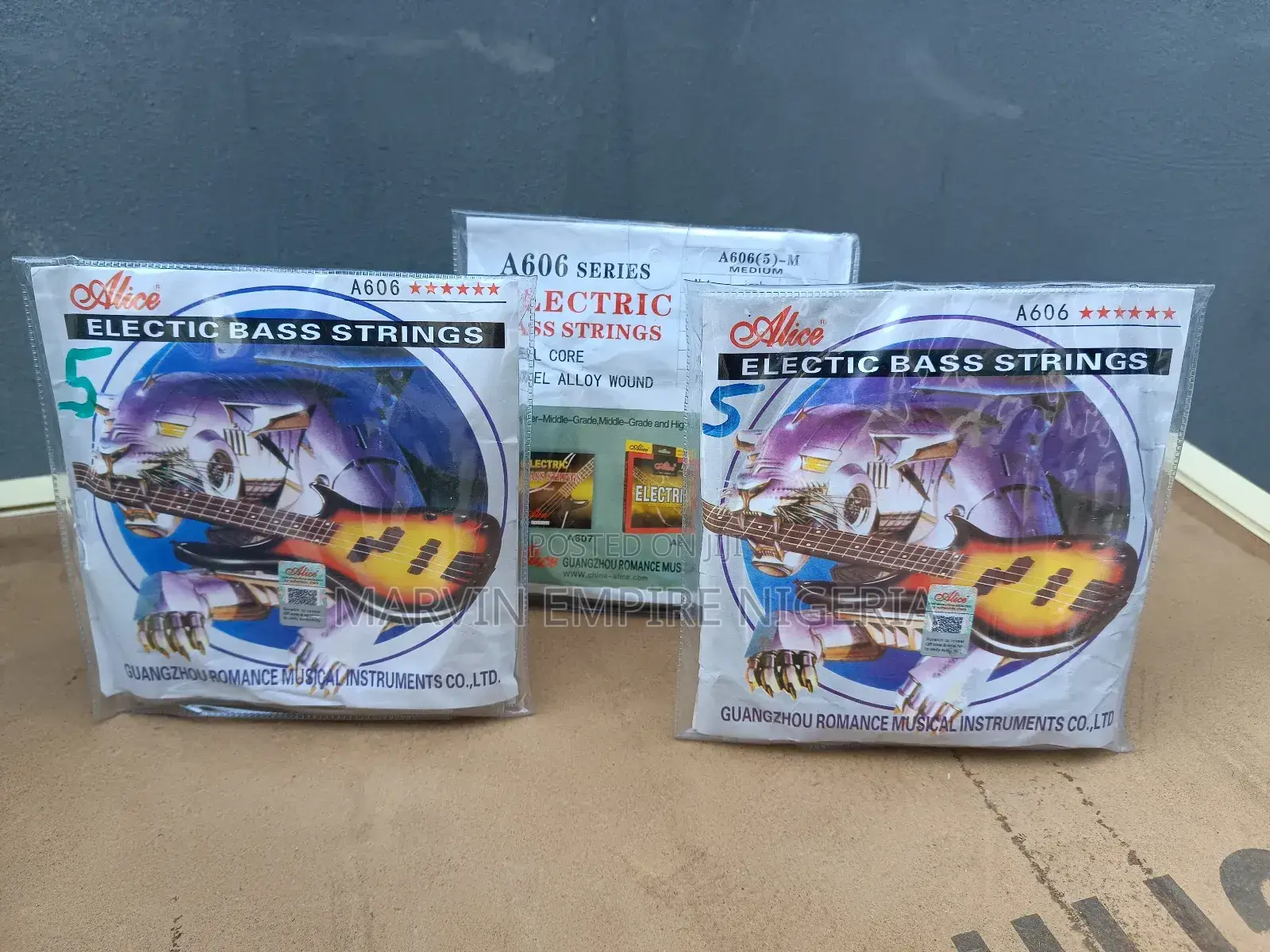 3pcs Alice Electric Bass Guitar 5 Strings - Alice