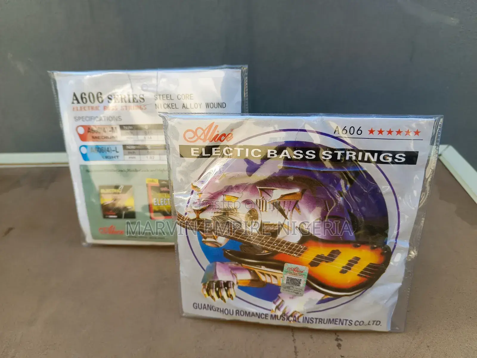2 Sets Alice Electric Bass Guitar 4 (Four) Strings - Alice