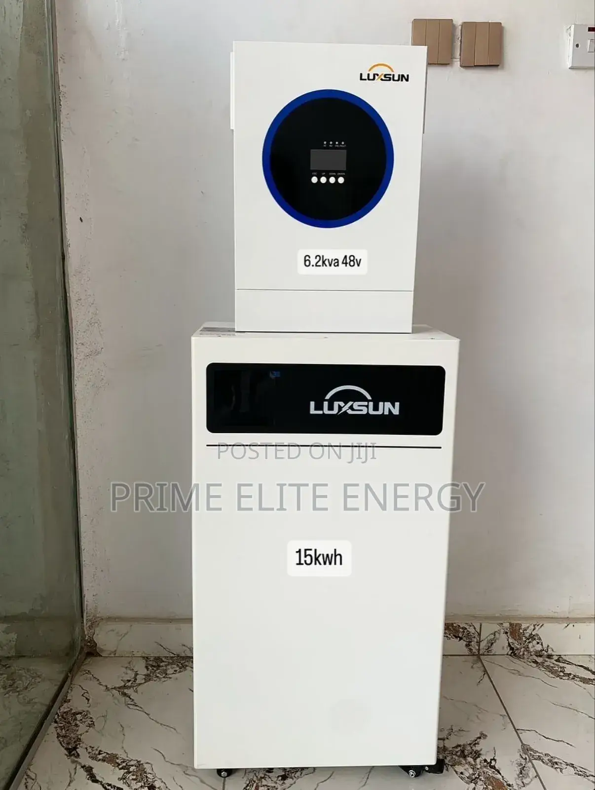 Luxsun 6.2kva Hybrid Inverter 48v And Luxsun 15kwh Lithium Ion Battery