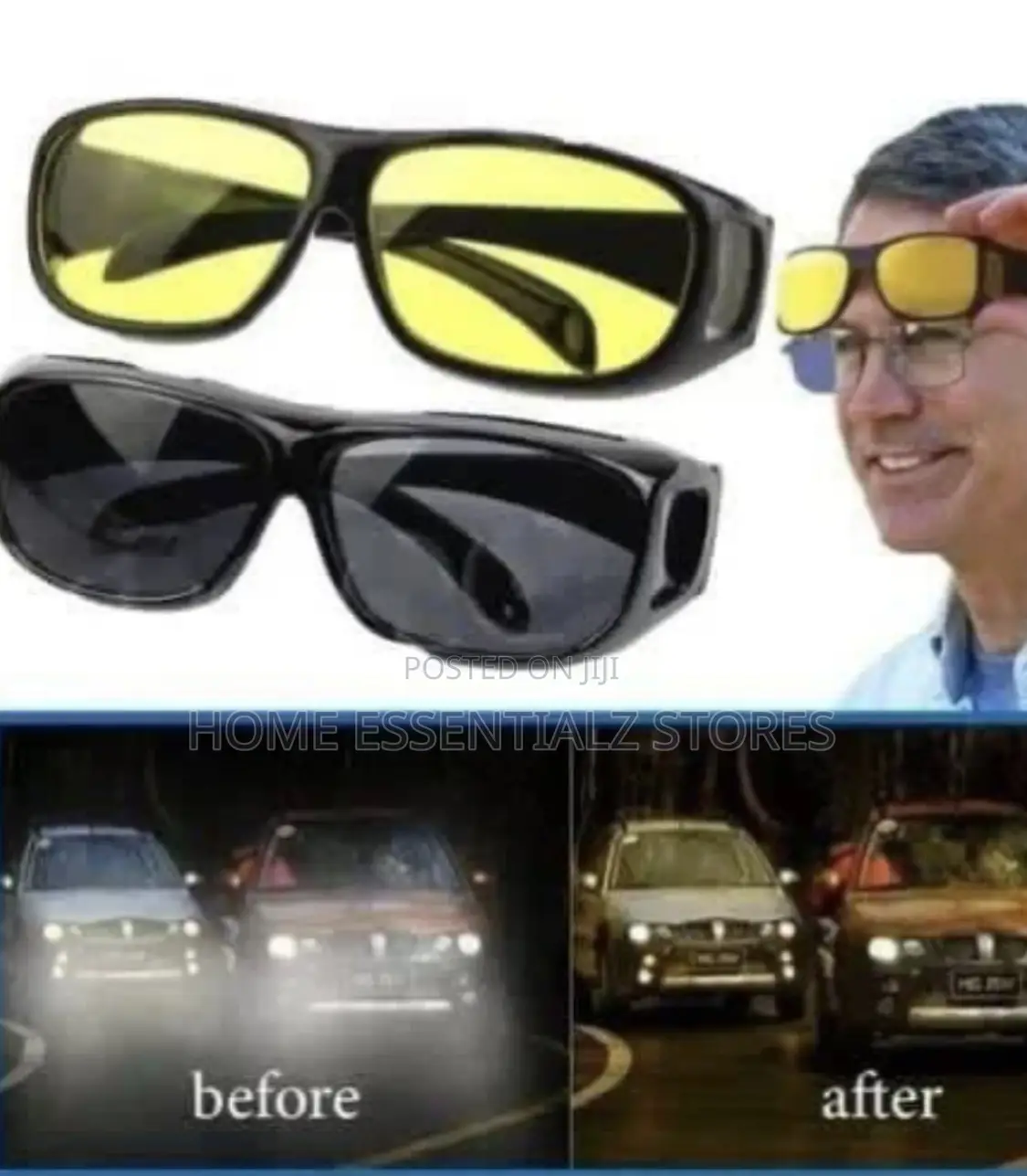 Wrap Around H D Night Vision Glasses