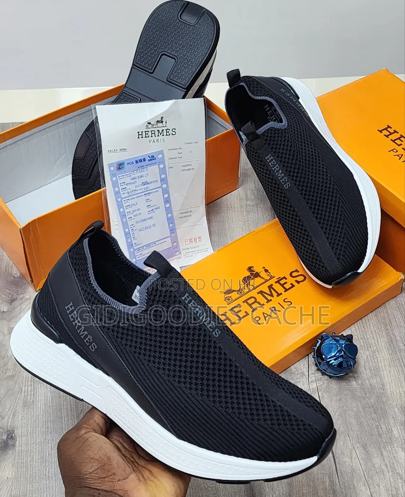 Hermes Casual Sock Sneakers