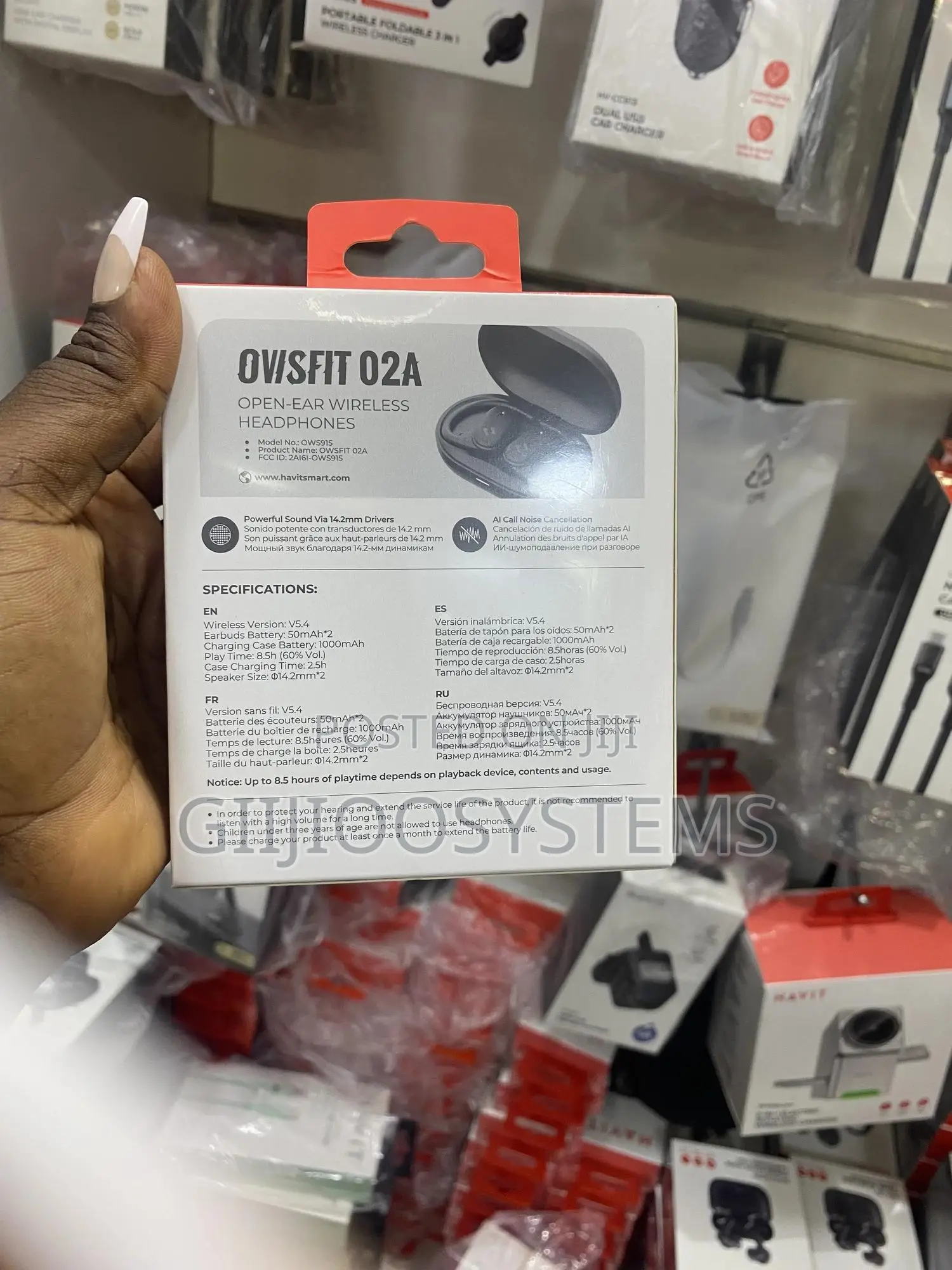 Havit Ovisfit 02a Open Ear Wireless Earbuds
