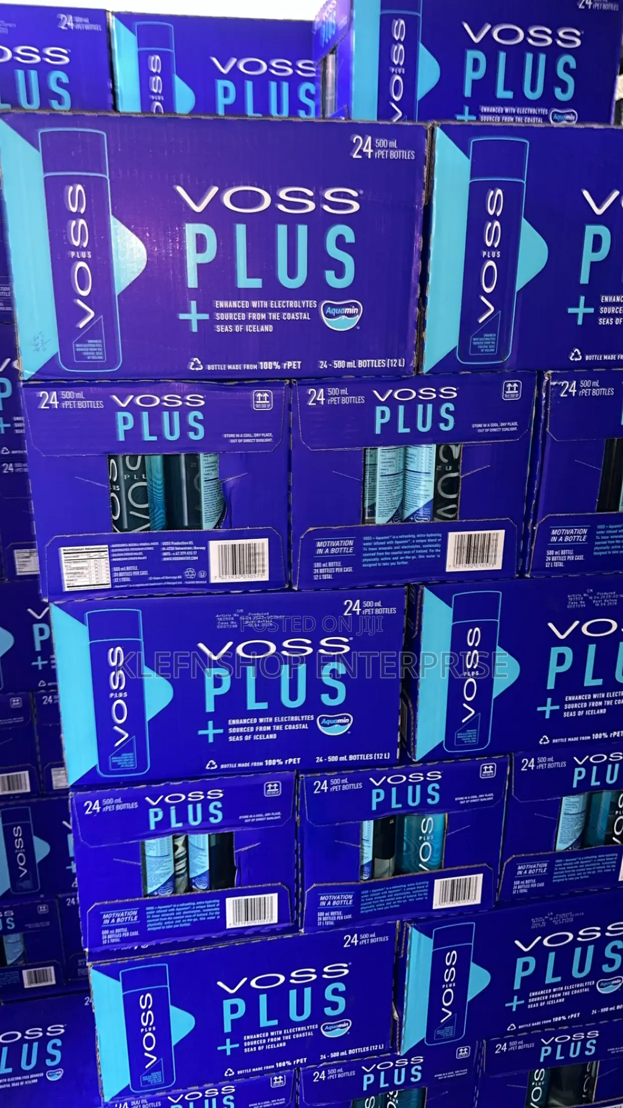 Voss Plus 500ml X 24 Plastics