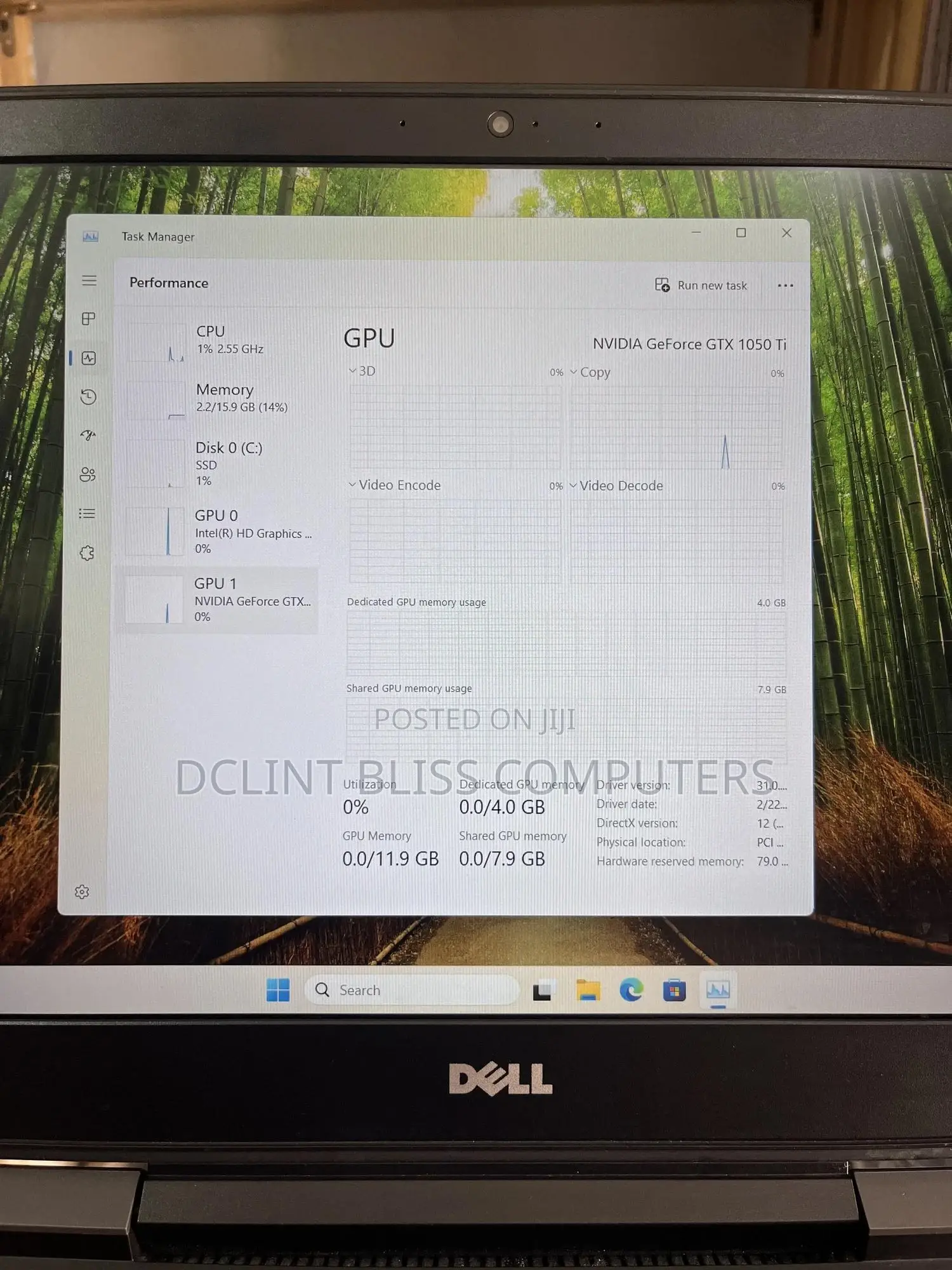 Laptop Dell Inspiron 15 7000 16GB Intel Core I5 SSD 256GB