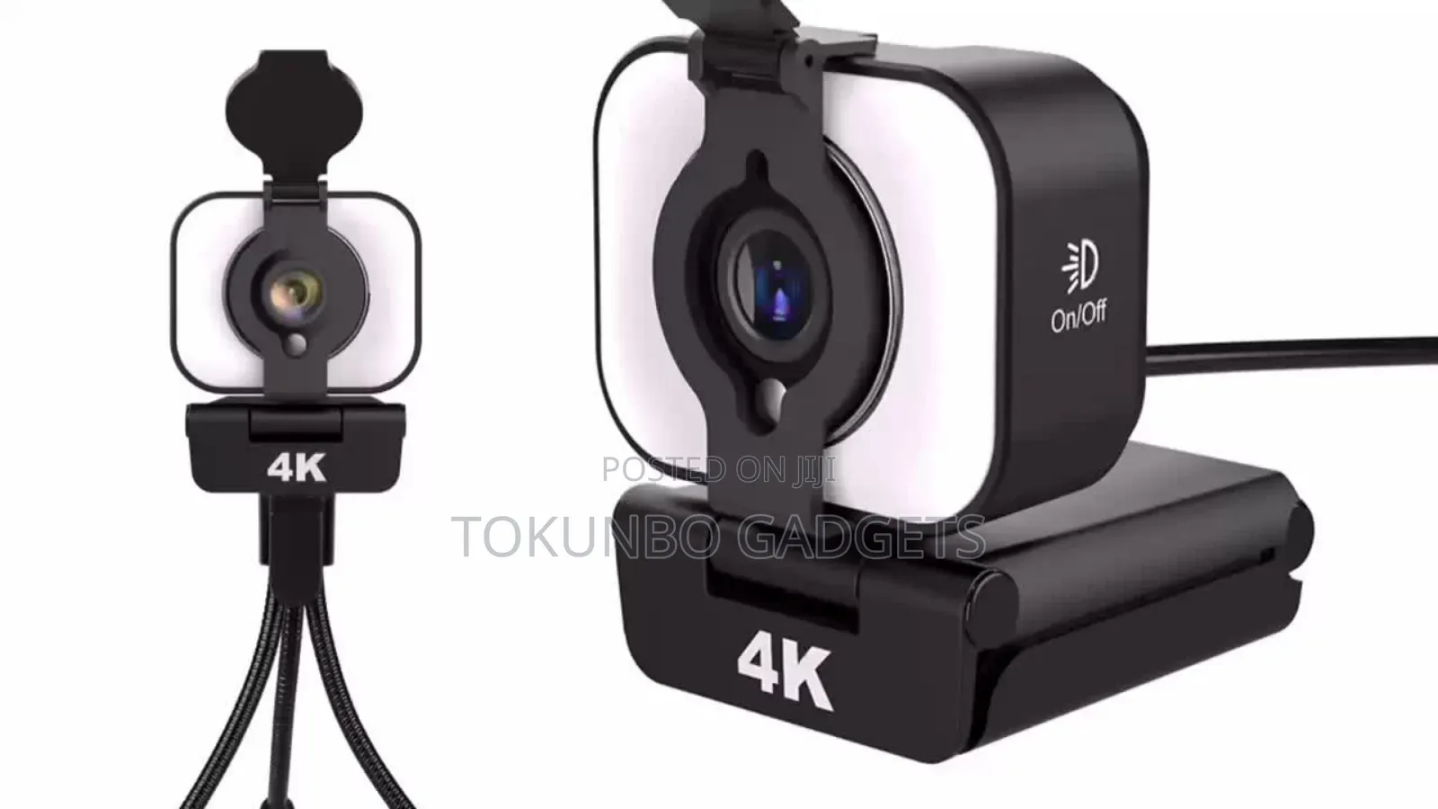 4k Ultra Cybertrack H6 Webcam With Integrated Led Light