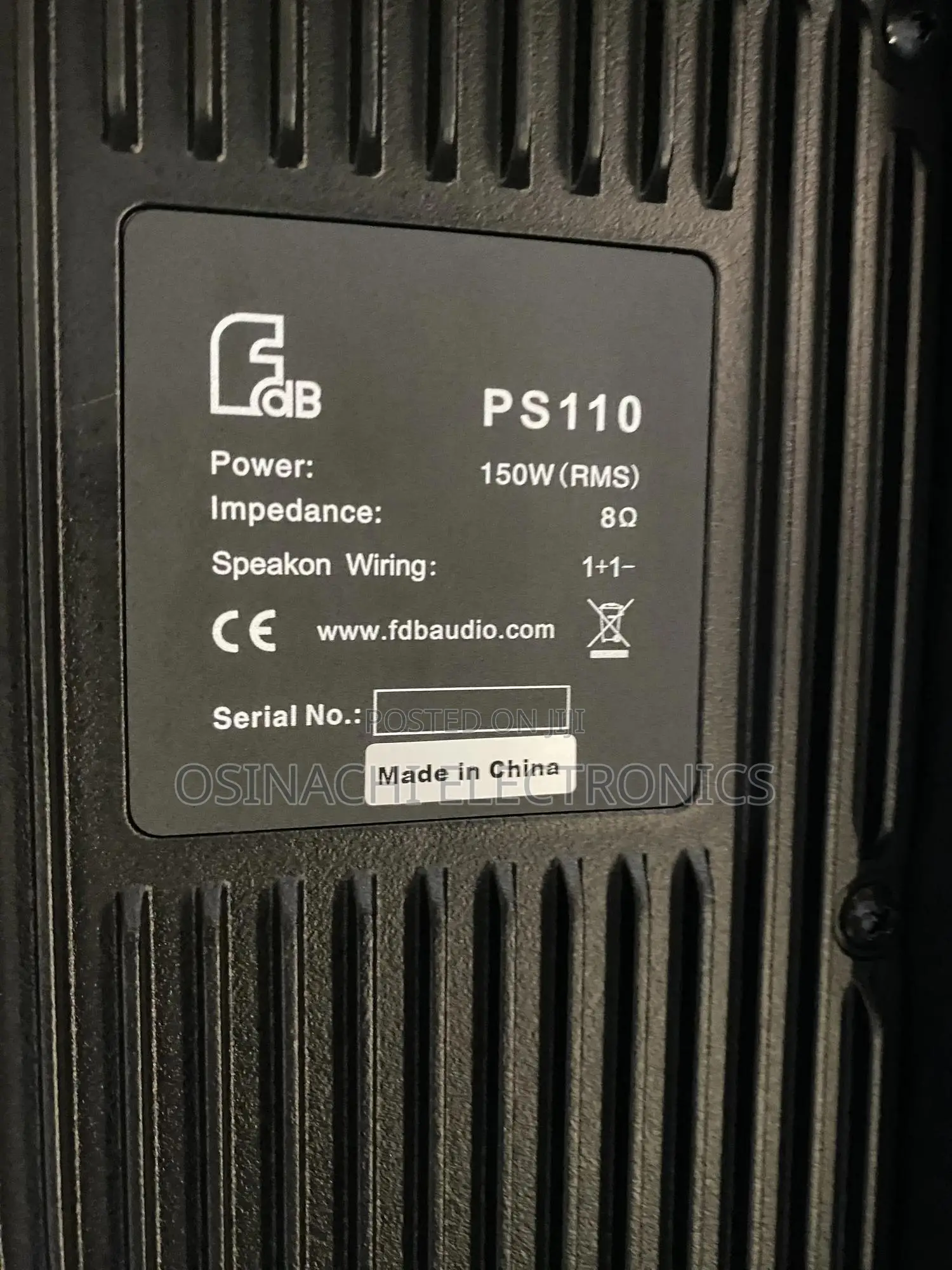 FDB Speaker Ps110