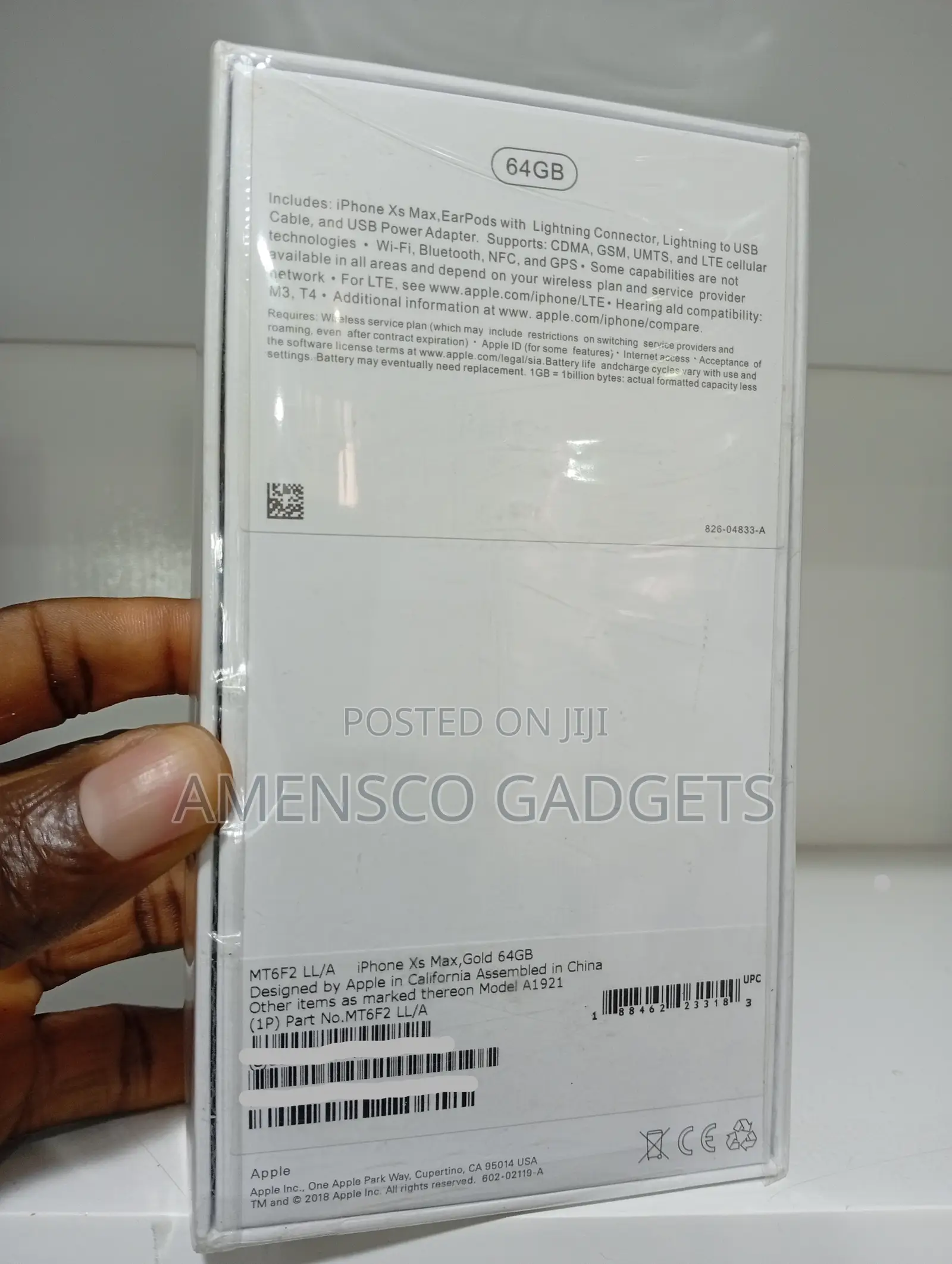 New Apple iPhone XS Max 64 GB Gold