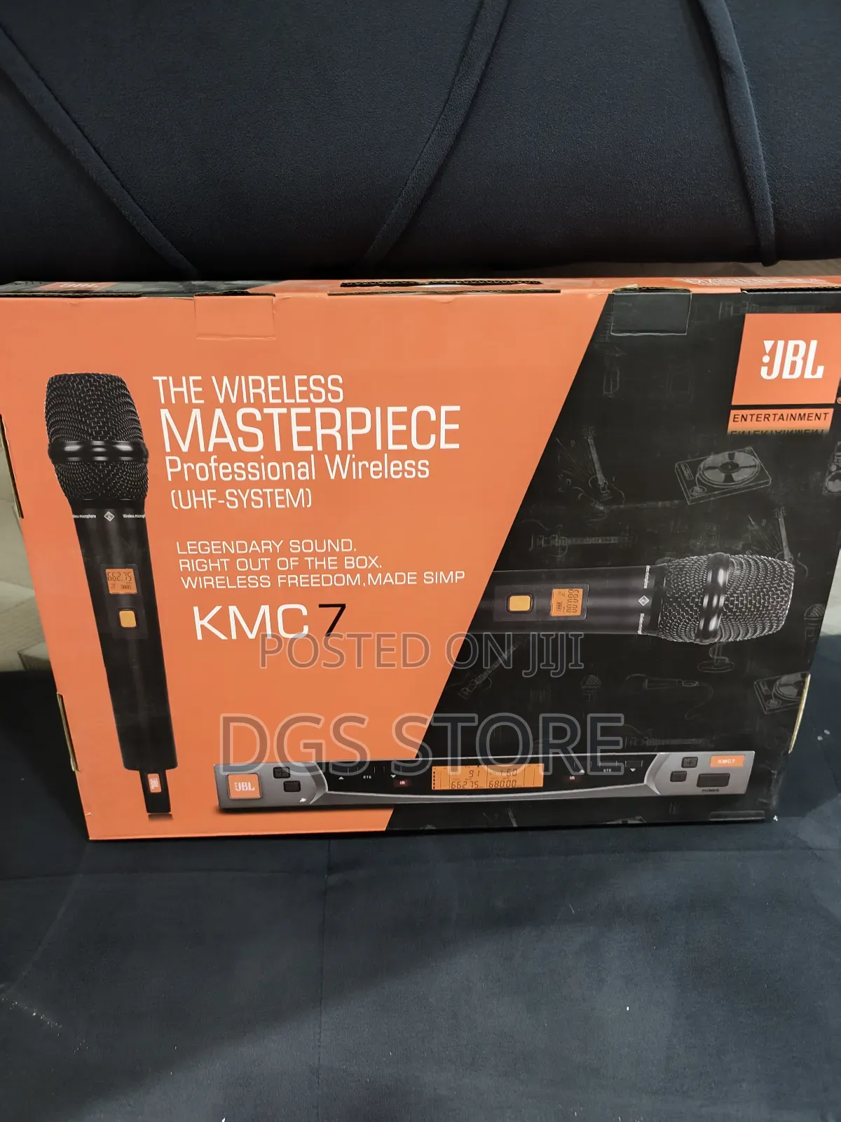 JBL KMC 7 Wireless Master Piece Professional Uhf System Microphone
