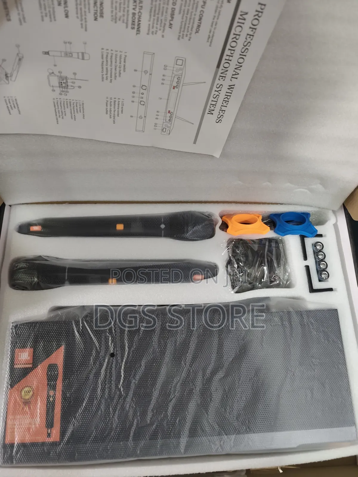 JBL KMC 7 Wireless Master Piece Professional Uhf System Microphone