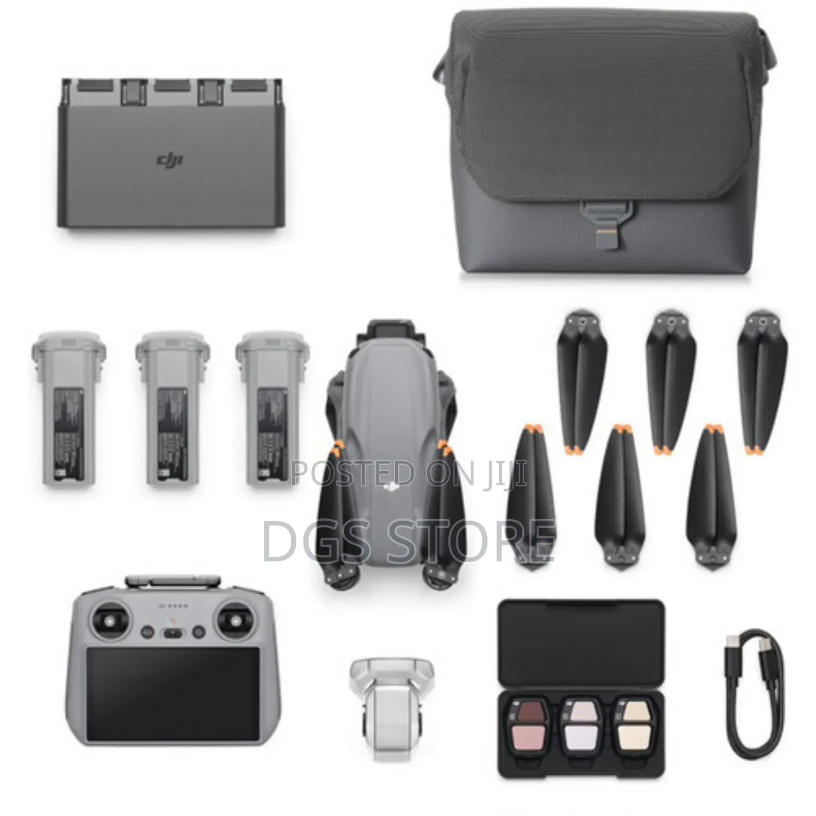 Dji Air 3s With Rc 2 Controller Fly More Combo Drone