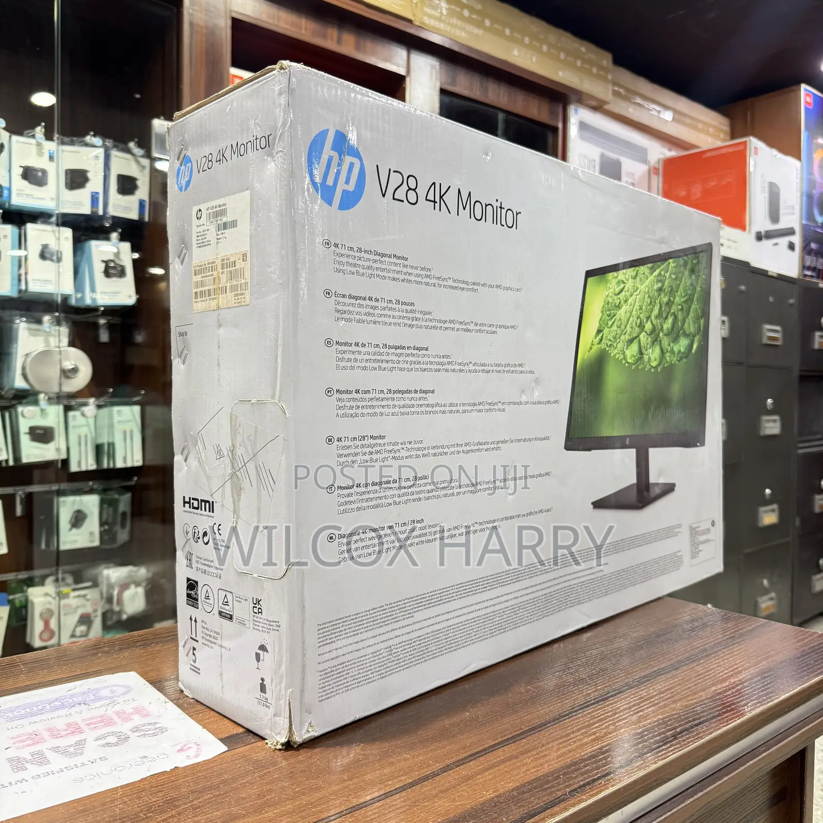 Hp V28 28′′ Ultra Hd Monitor