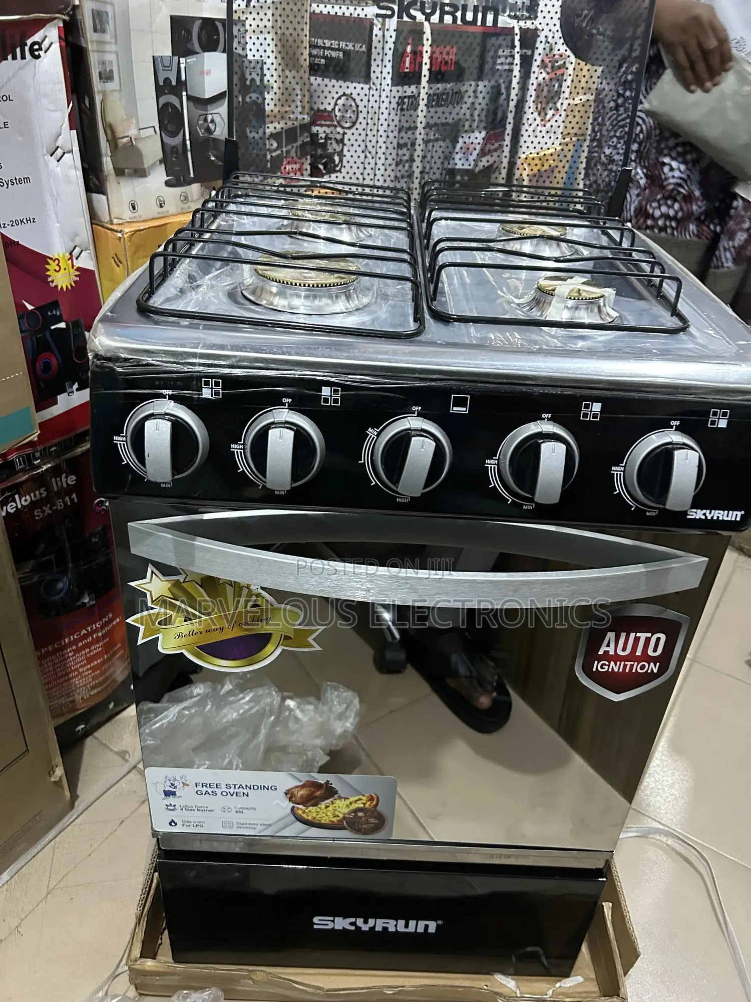 Brand New Skyrun Automatics Gass 4bonal Cooker With Warranty 2years