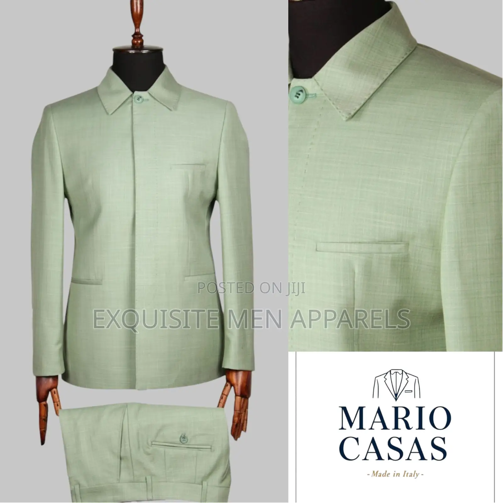 Italian Safari Design Men’S Suit