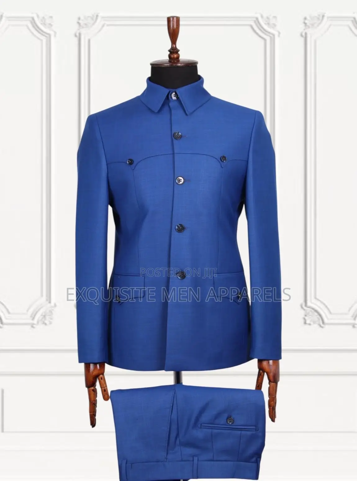 Italian Mario Casas Safari Men’S Suit