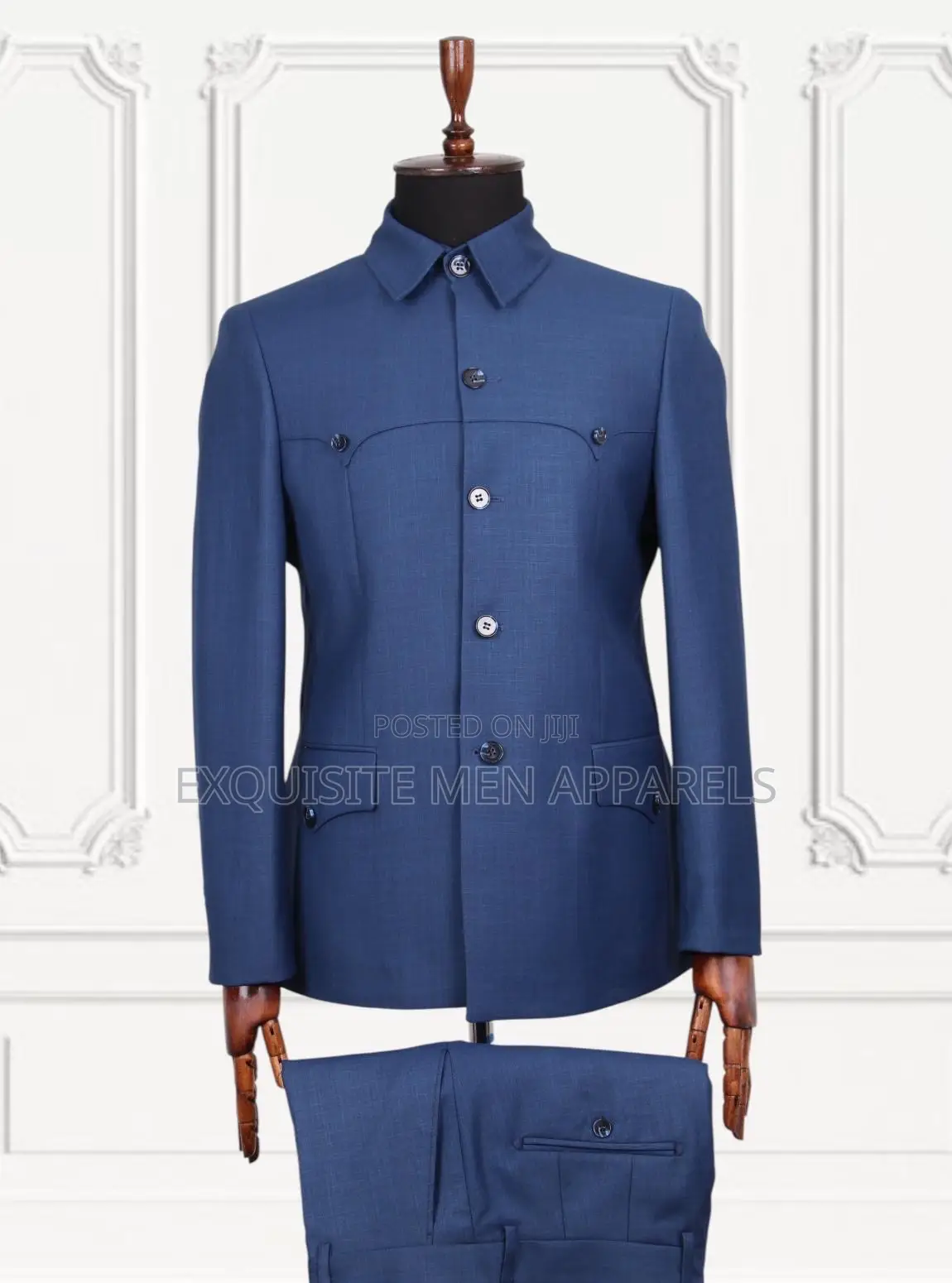 Italian Mario Casas Safari Men’S Suit