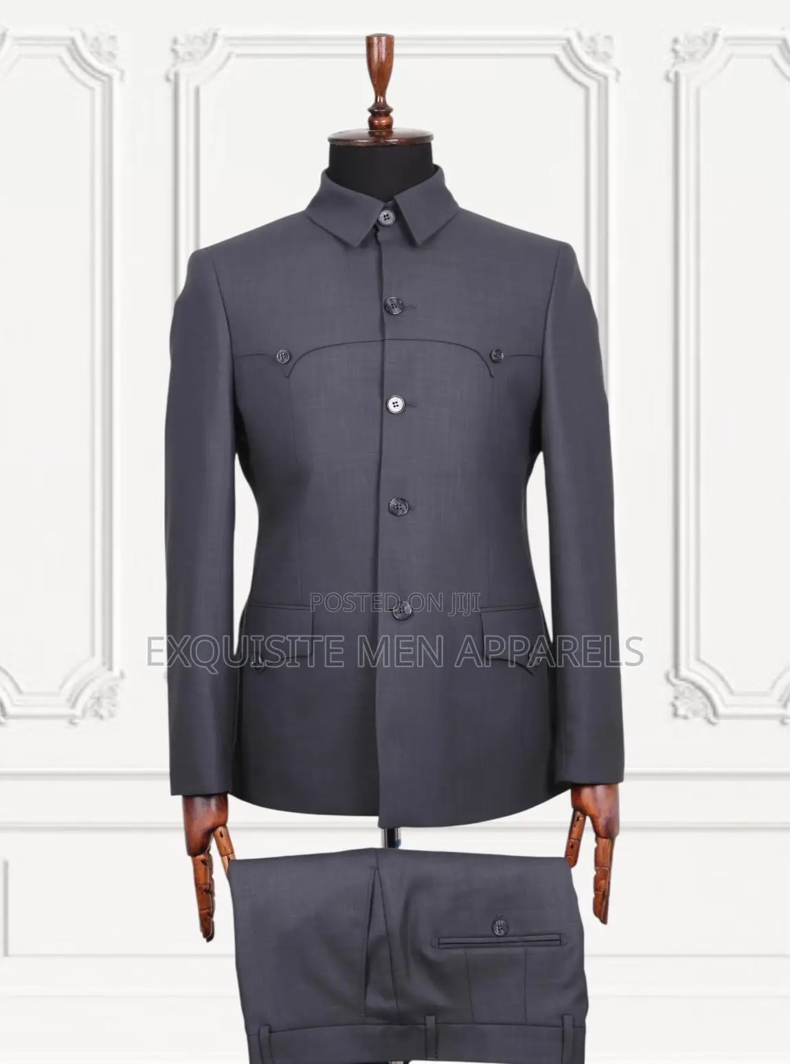 Italian Clerical Safari Quality Men’S Suit