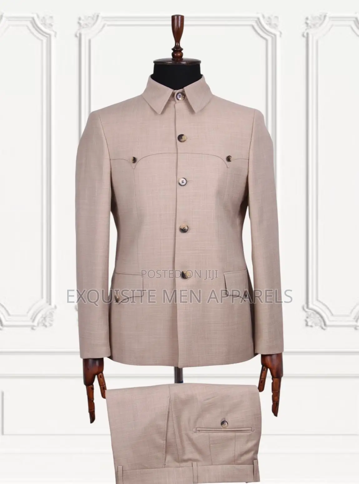 Latest Designers Italian Safari Men’S Suit