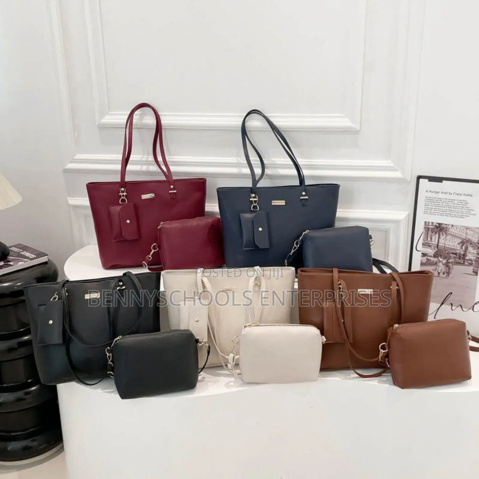 Good Quality 3 in 1 Ladies Leather Bucket and Tote Bag
