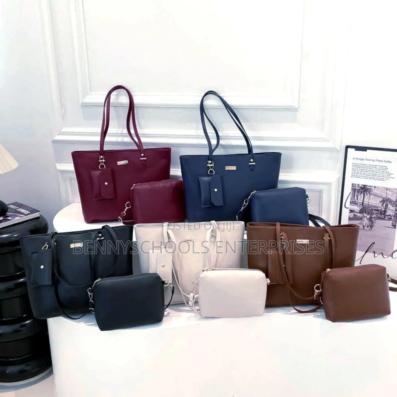 Good Quality 3 in 1 Ladies Leather Bucket and Tote Bag