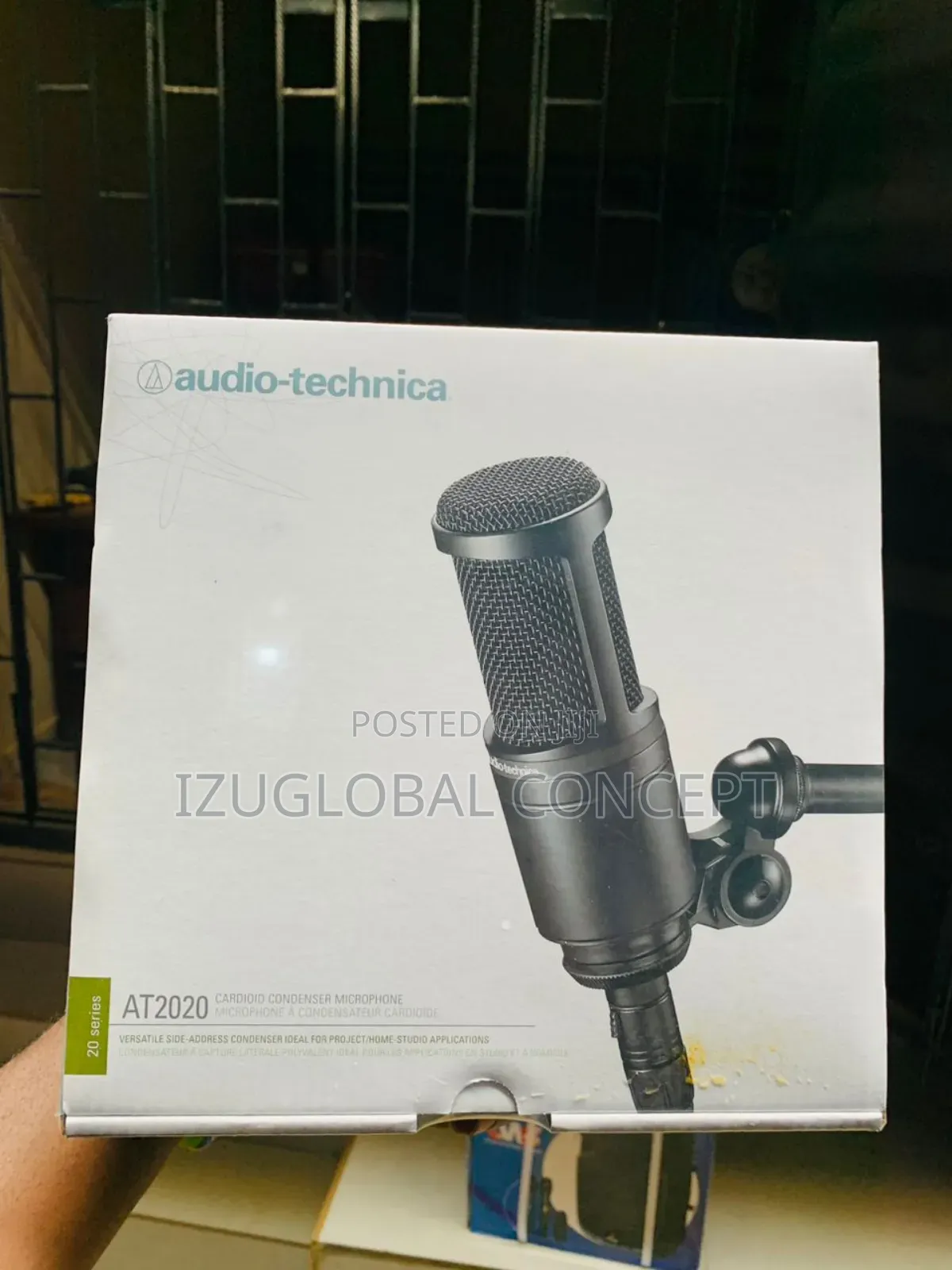 Audio Technica At2020 Cardioid Condenser Microphone