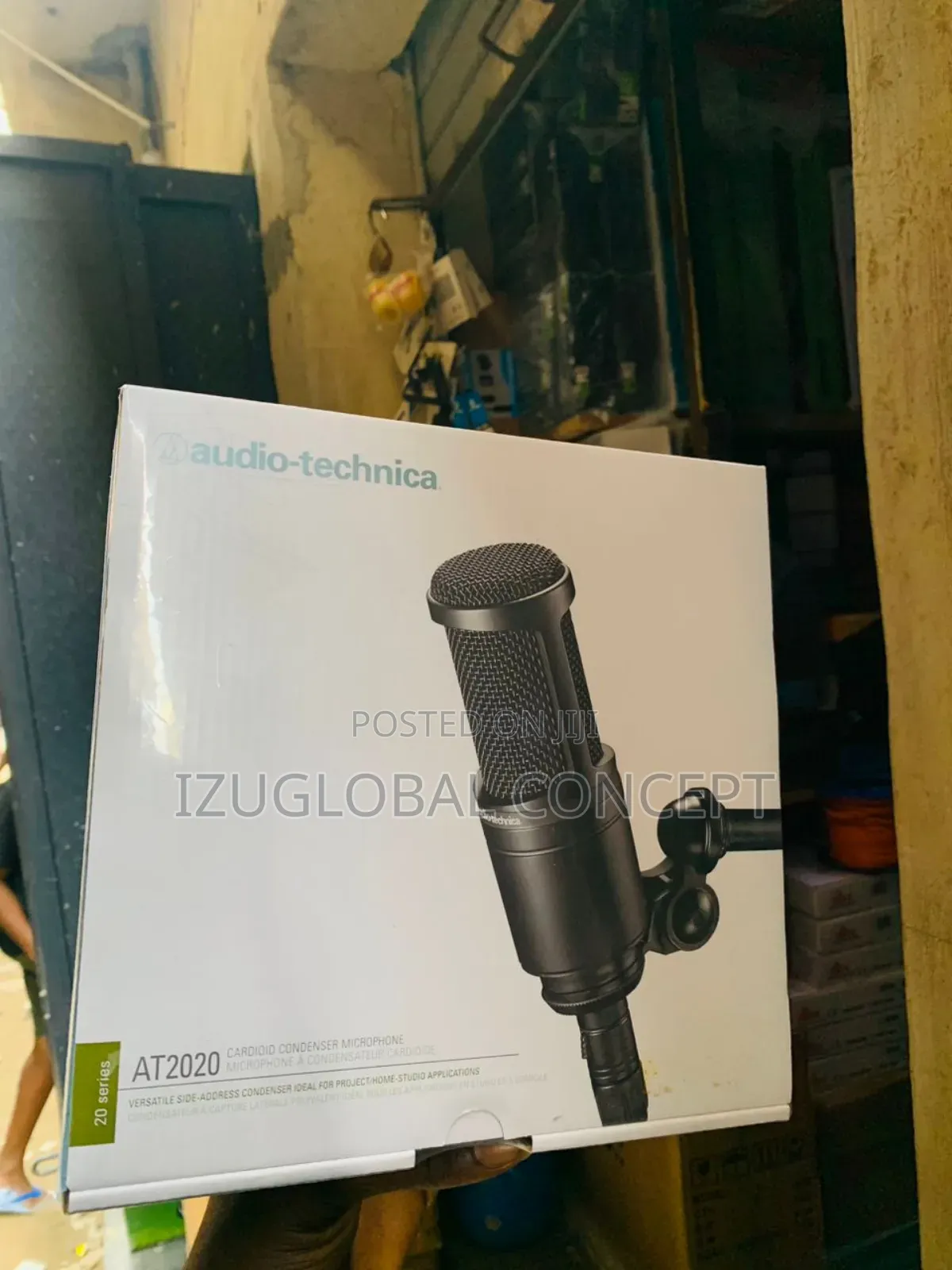 Audio Technica At2020 Cardioid Condenser Microphone