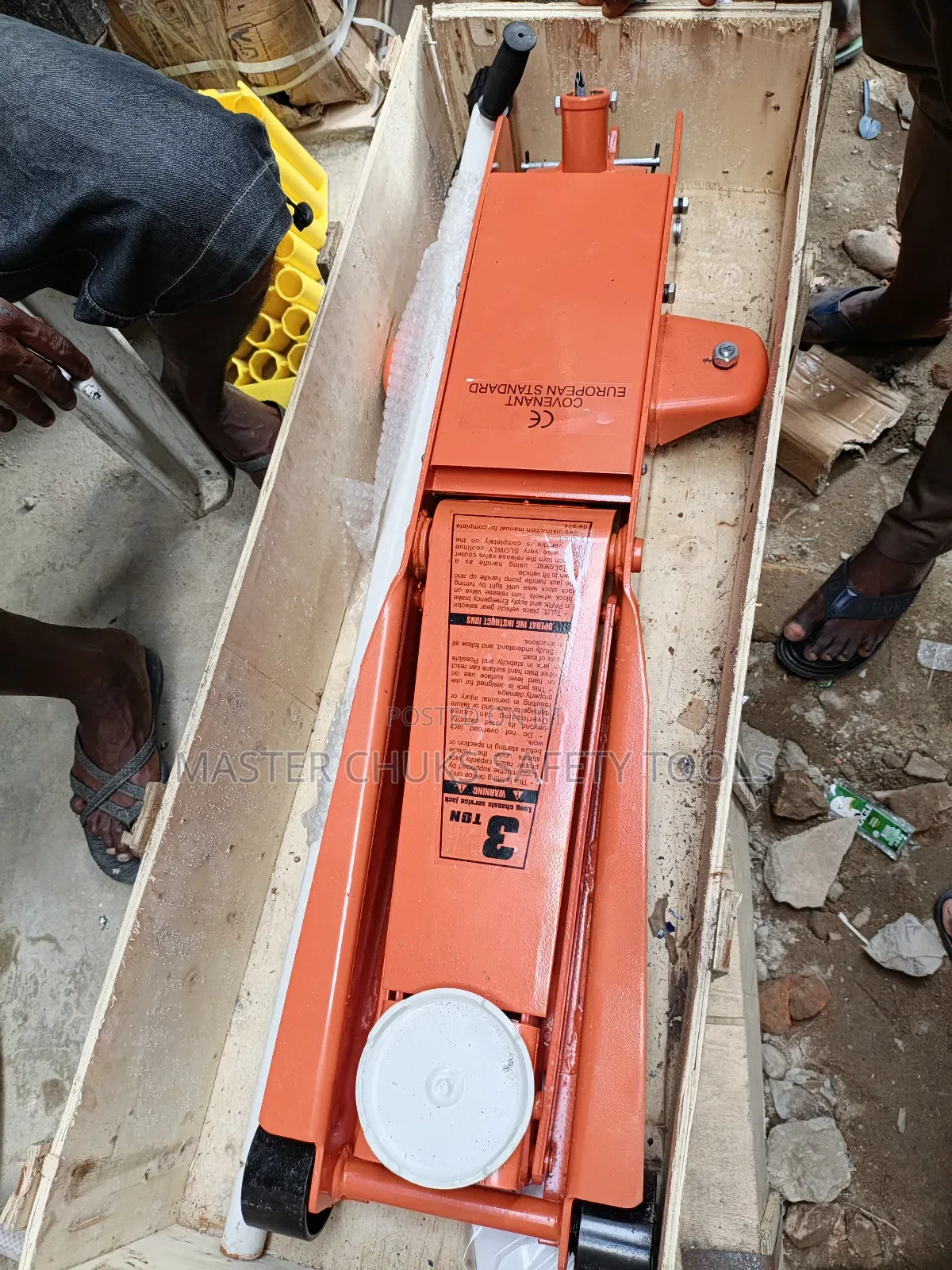 3-Ton Hydraulic Trolley Floor Jack