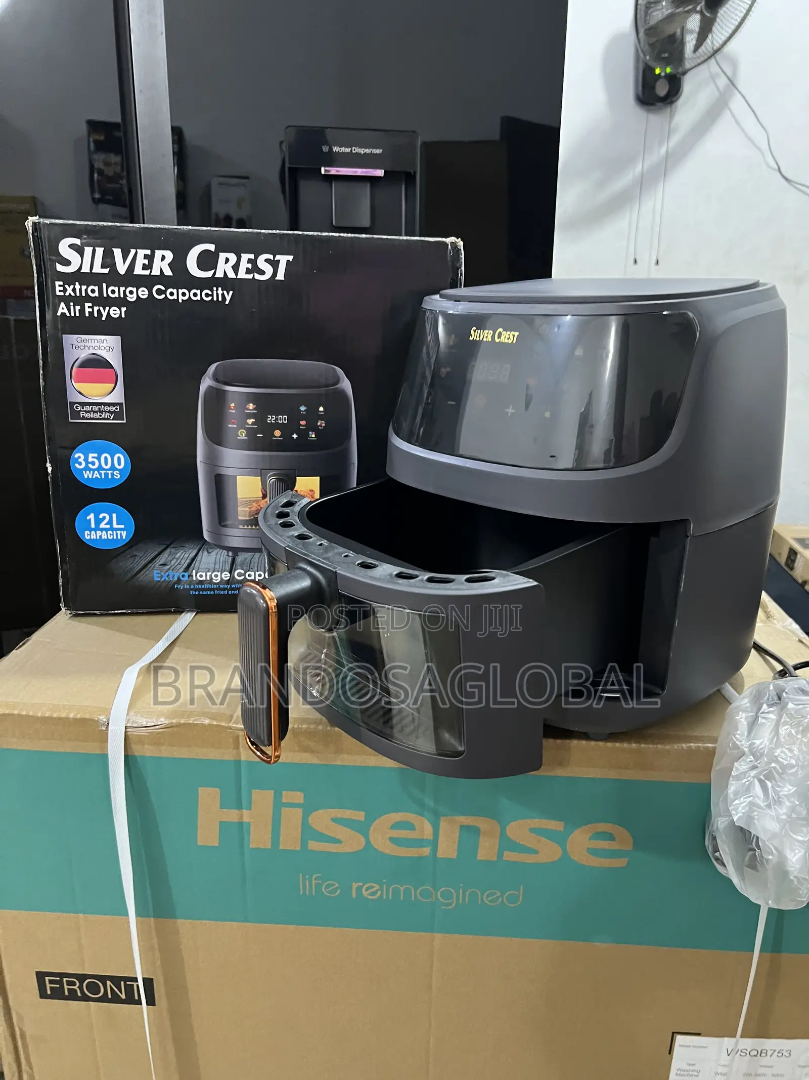 Silvercrest Jd689b 12l Air Fryer – With Digital Smart Control