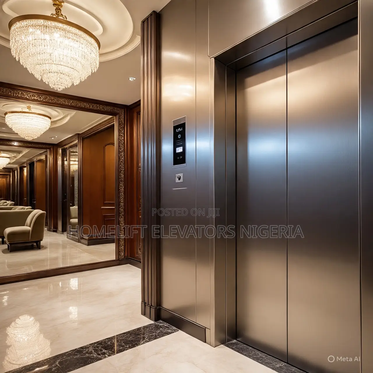 Machine Room Less (Mrl) Commercial Elevator Lift