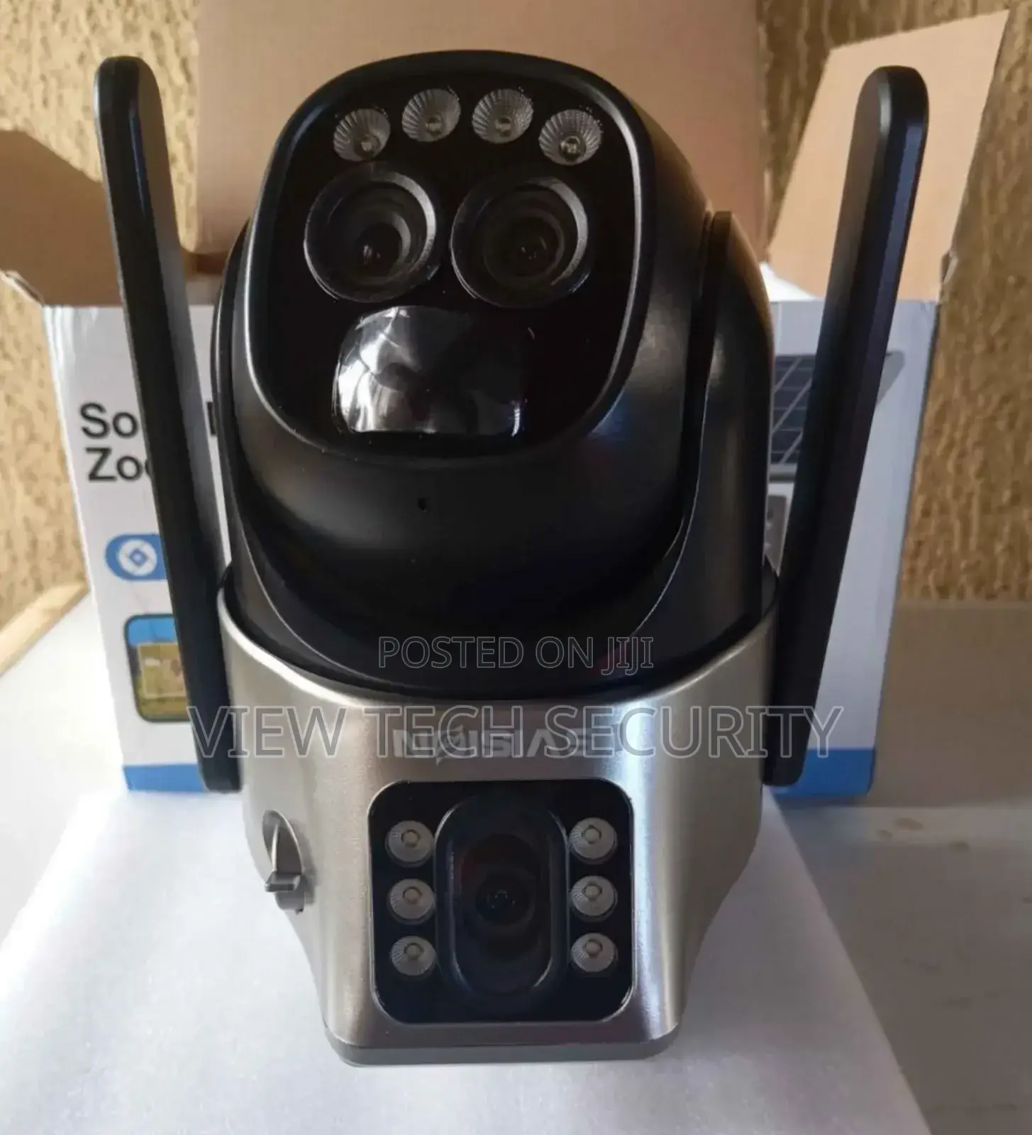 CCTV Dual Lens Smart Solar Camera With Sim Slot 4g