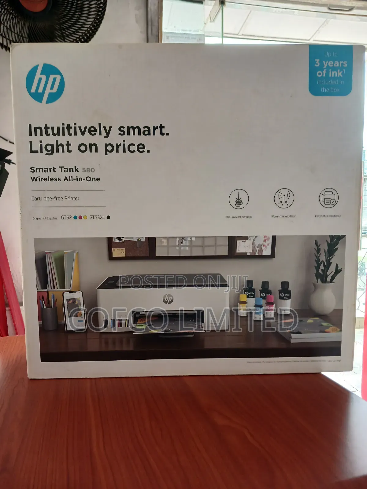 Hp Smart Tank 580 Wireless All-in-one Printer