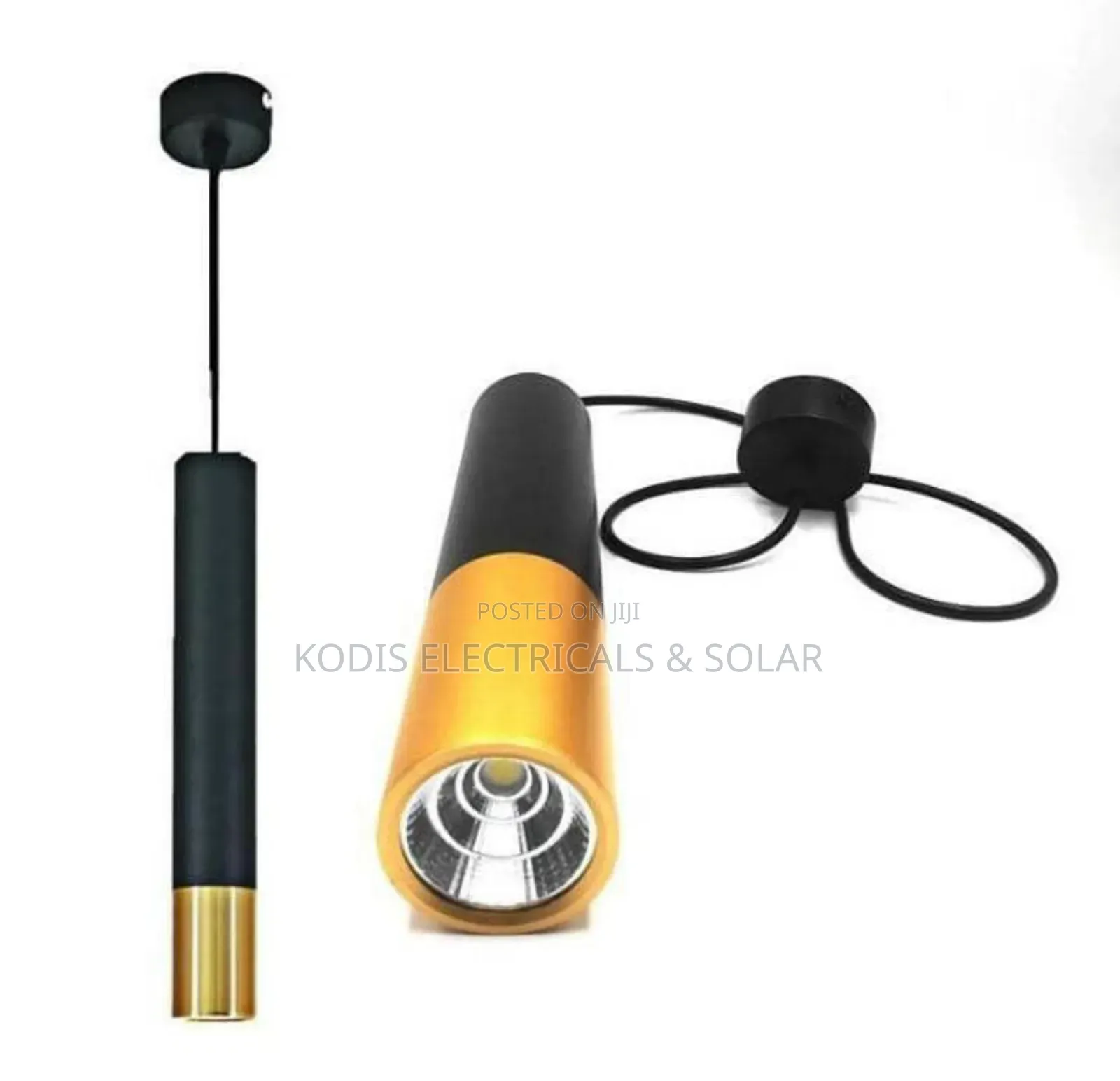 Gold and Black Pendant Drop Lighting