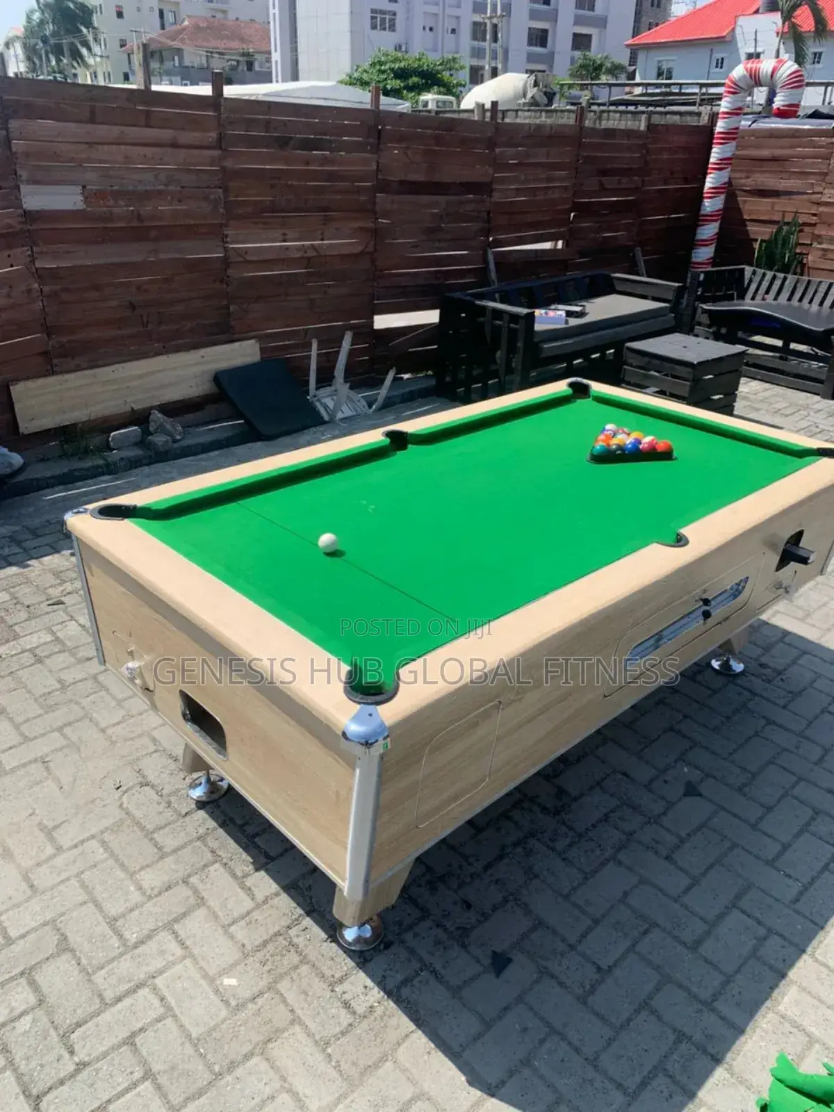 7feet Locally Made Coin And Marble Snooker With Complete Accessories
