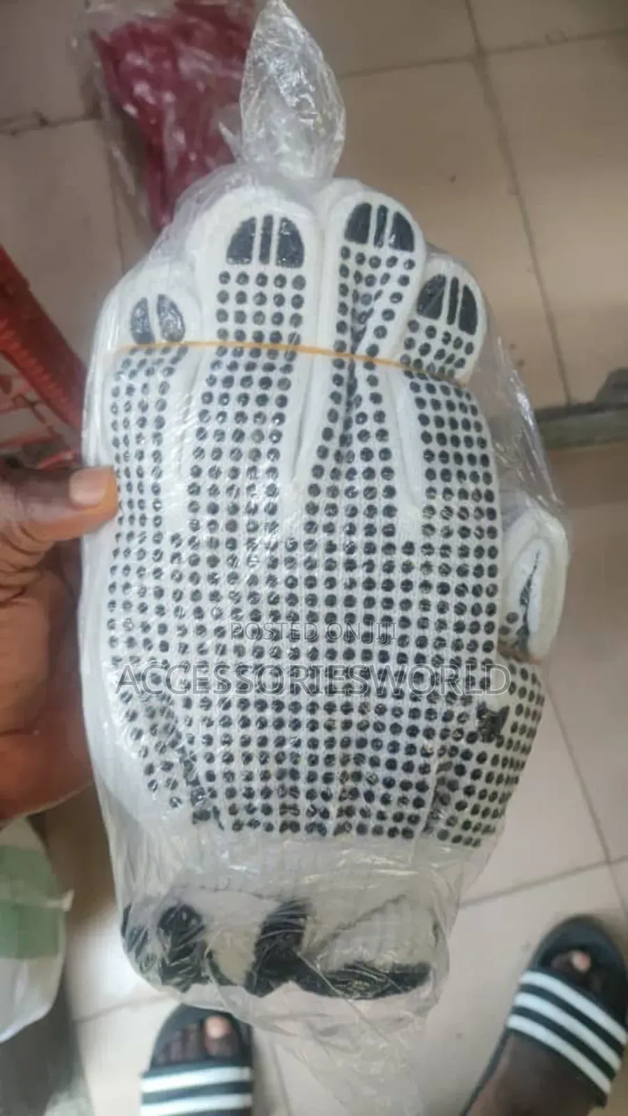 Safety Cotton Dotted Hand Gloves