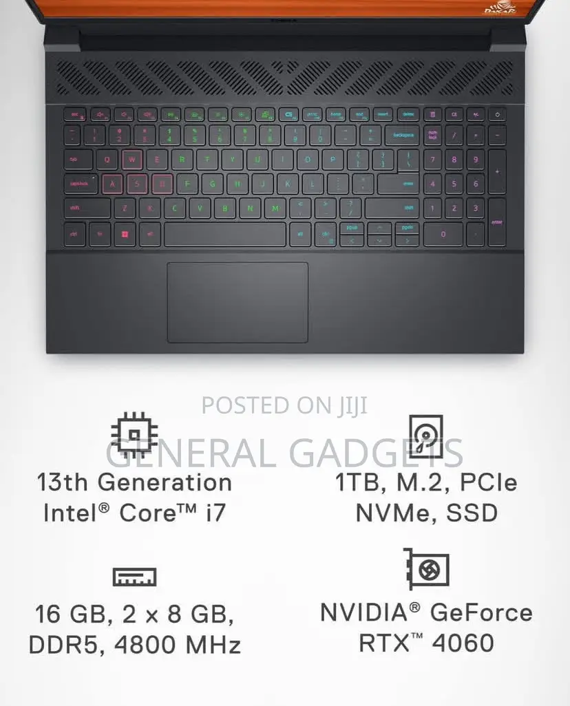 New Laptop Dell G15 5535 16GB Intel Core I7 SSD 1T