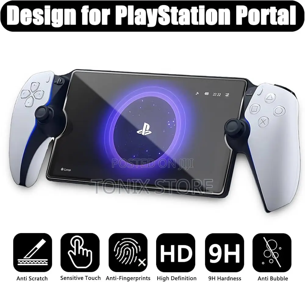 Tempered Screen Protector For Playstation Portal 2in1
