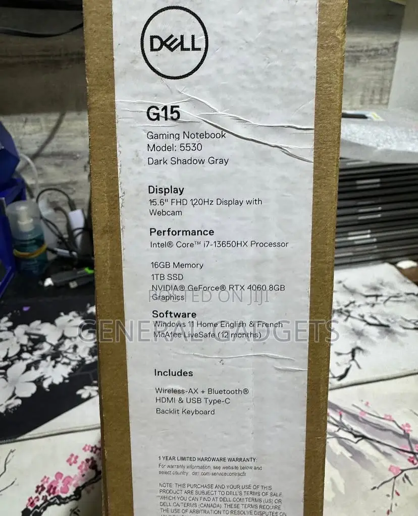 New Laptop Dell G15 5535 16GB Intel Core I7 SSD 1T