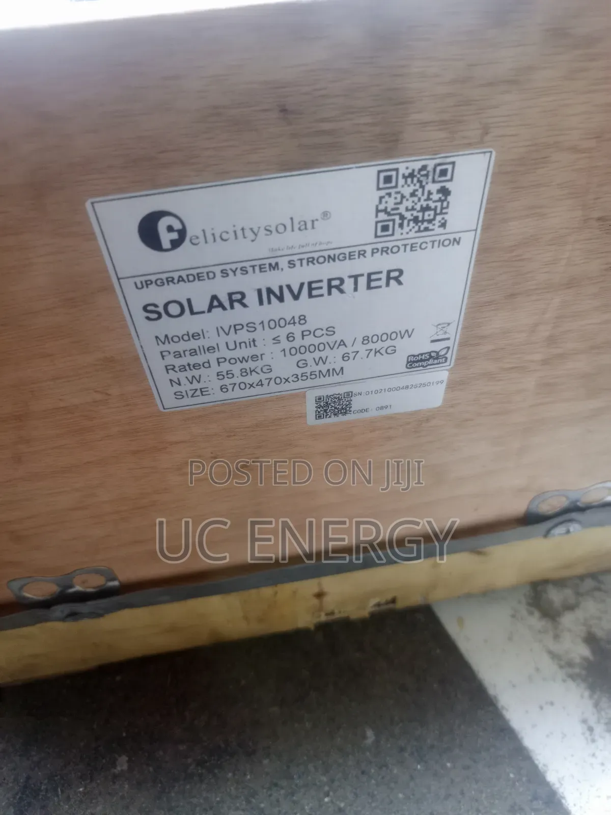 10 Kva Felicity Solar Inverter 48v