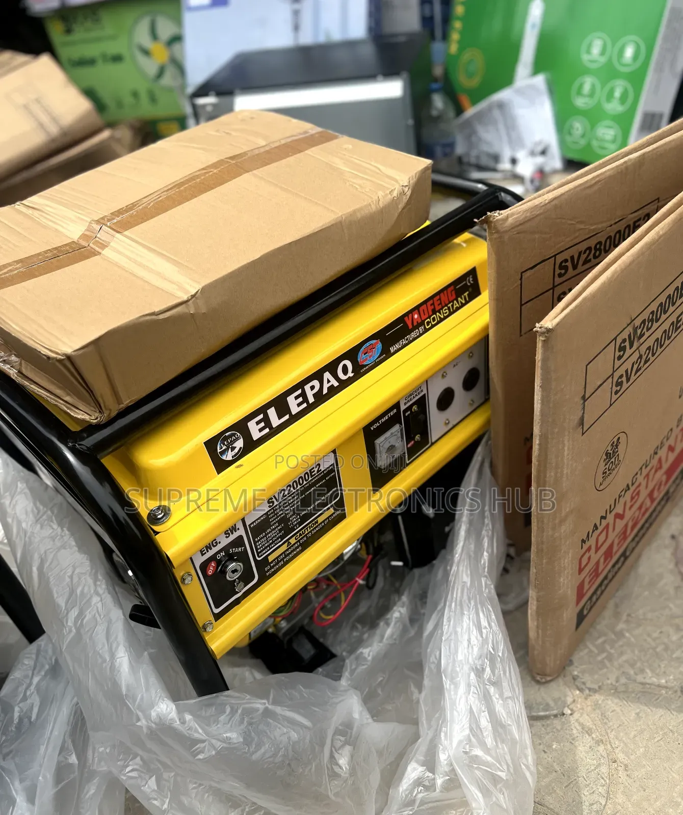 Elepaq Sv22000e2 10/11kva Petrol Generator (One Year Warranty)